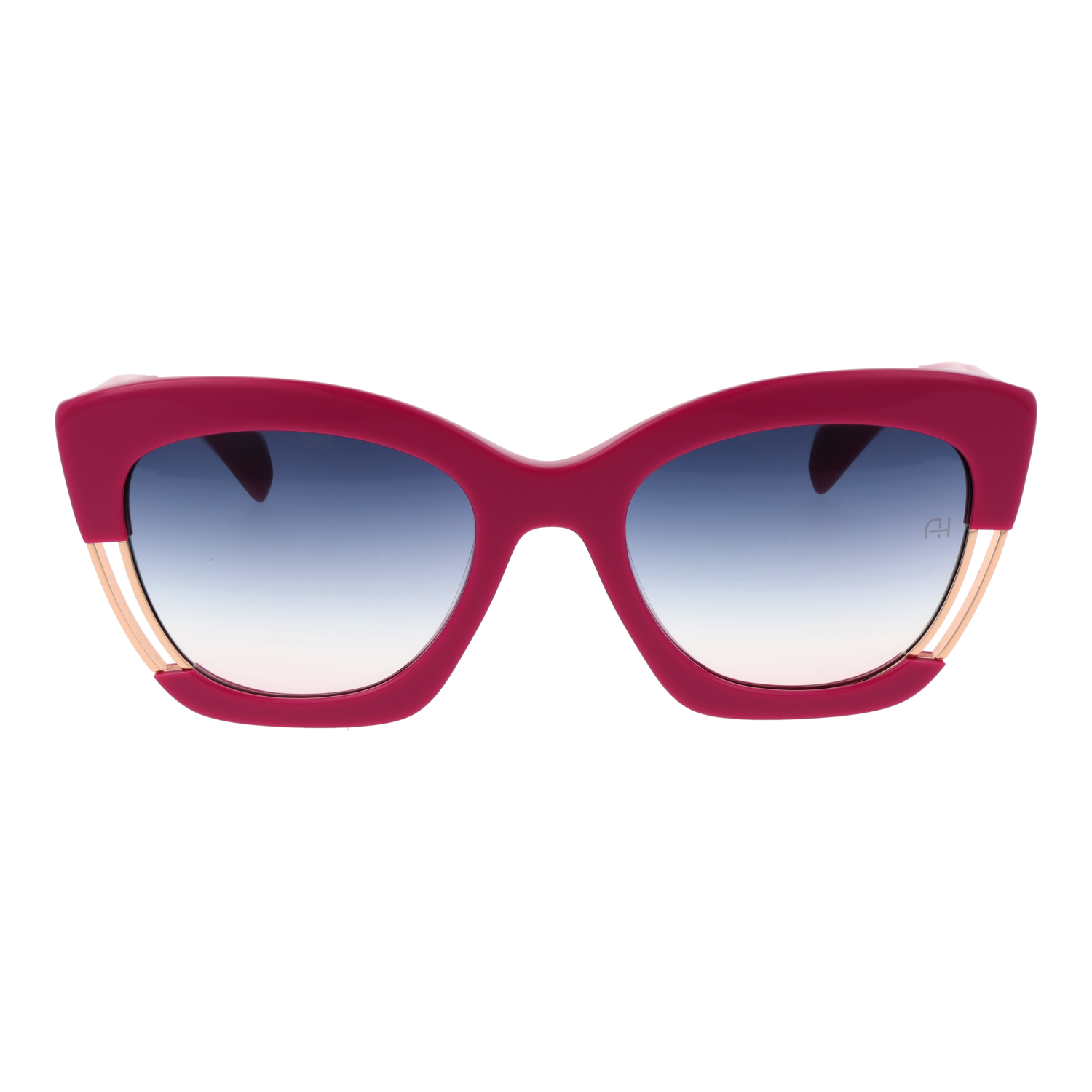 Ana Hickmann AH9480 54D01 front view with Blue lenses