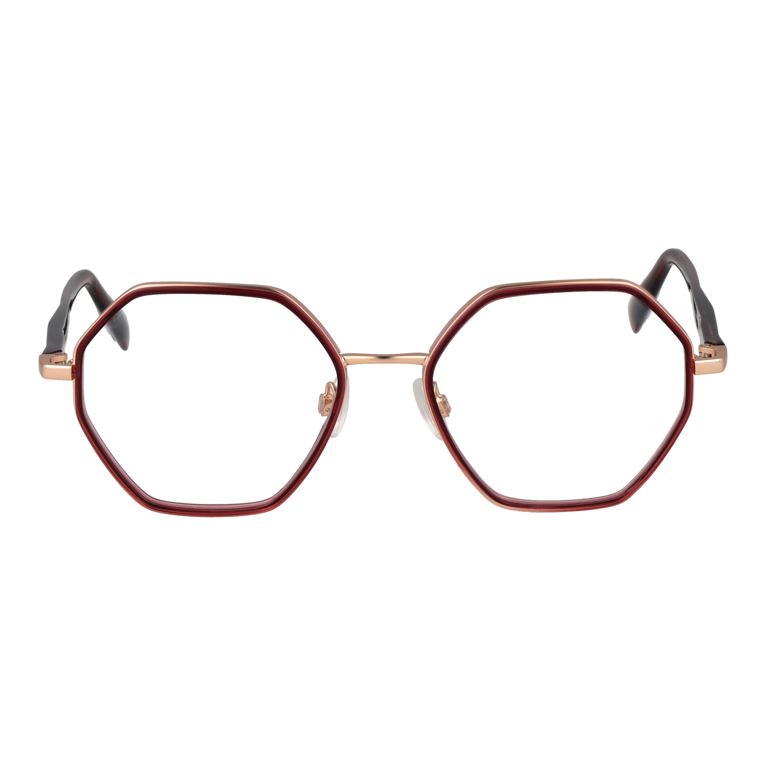 Ana Hickmann HI1222 53T01 front view – Titanium frame