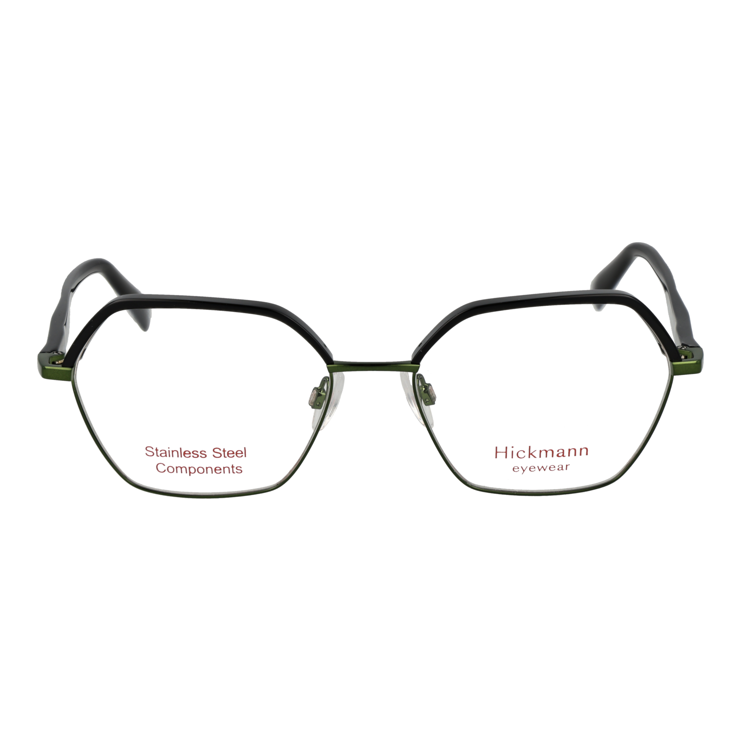 Ana Hickmann HI1245 55A01 front view – Stainless Steel frame