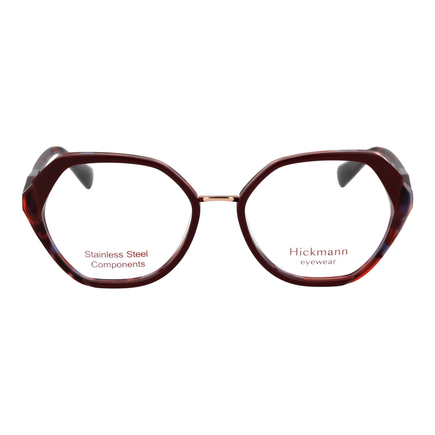 Ana Hickmann HI1248 53H03 front view – Metal frame