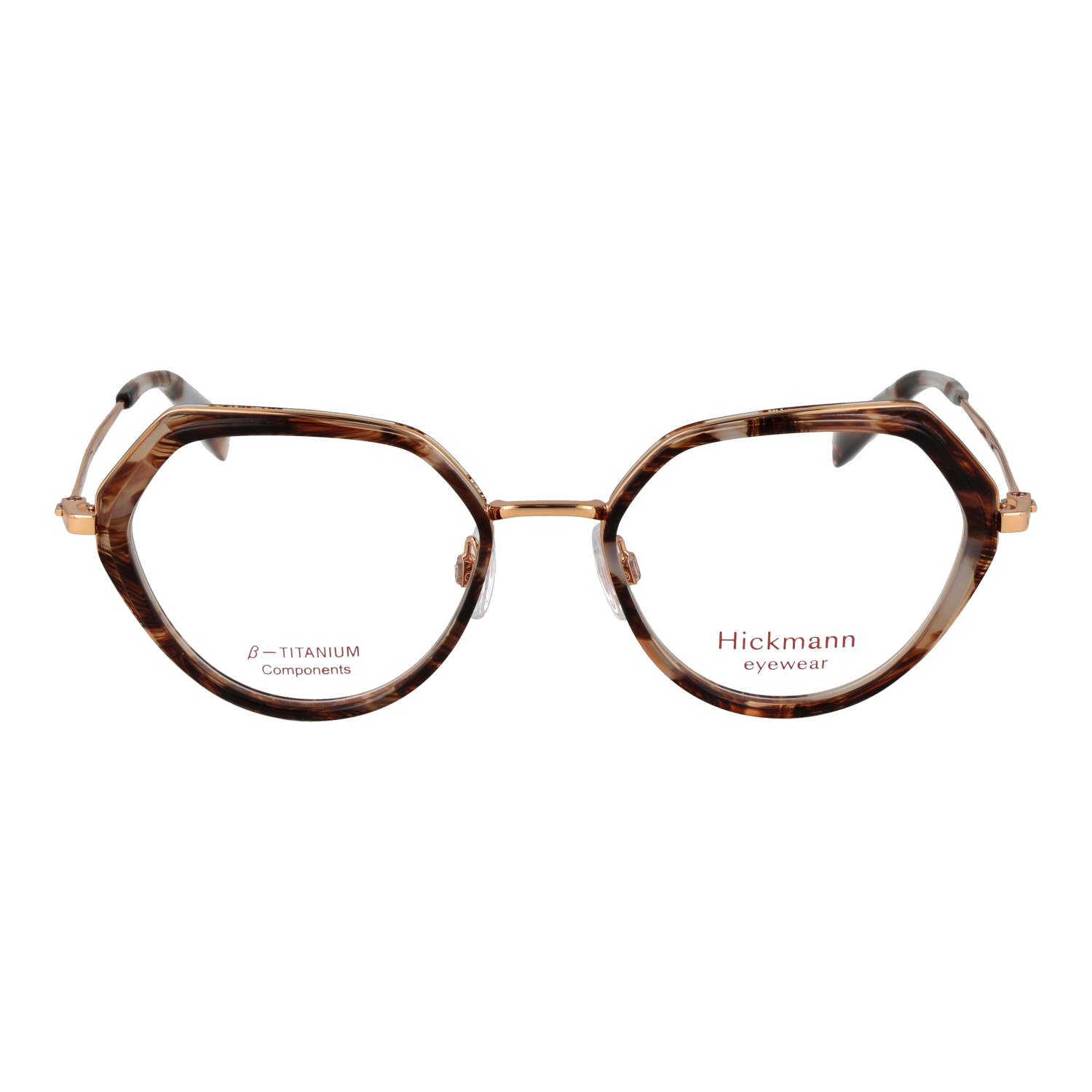 Ana Hickmann HI1250T 53G21 front view – Titanium frame