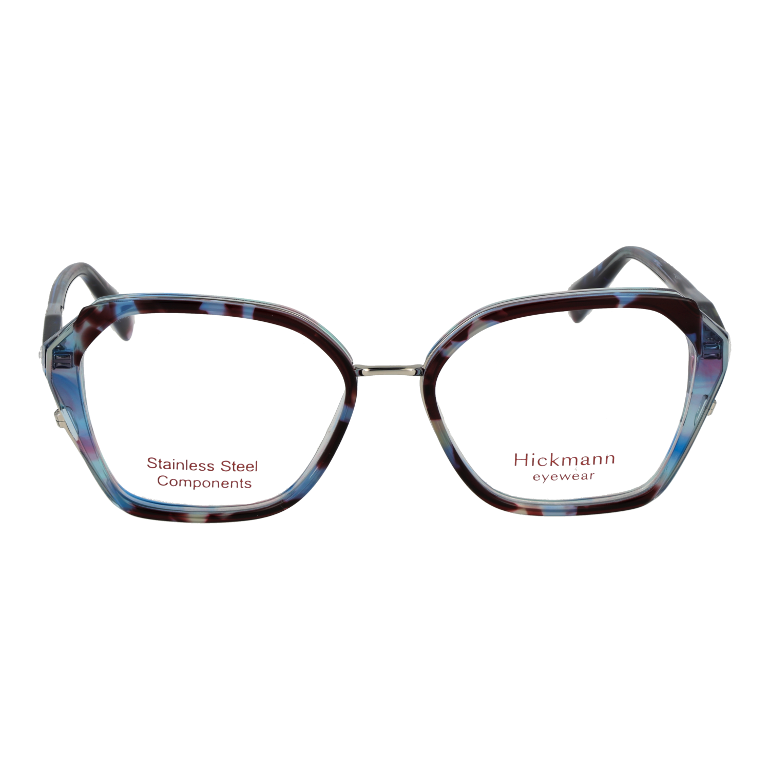 Ana Hickmann HI1251 53G21 front view – Metal frame