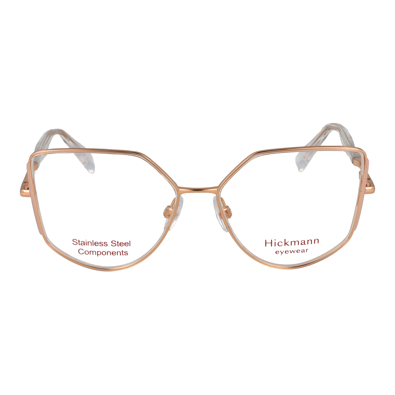 Ana Hickmann HI1258 54T01 front view – Titanium frame
