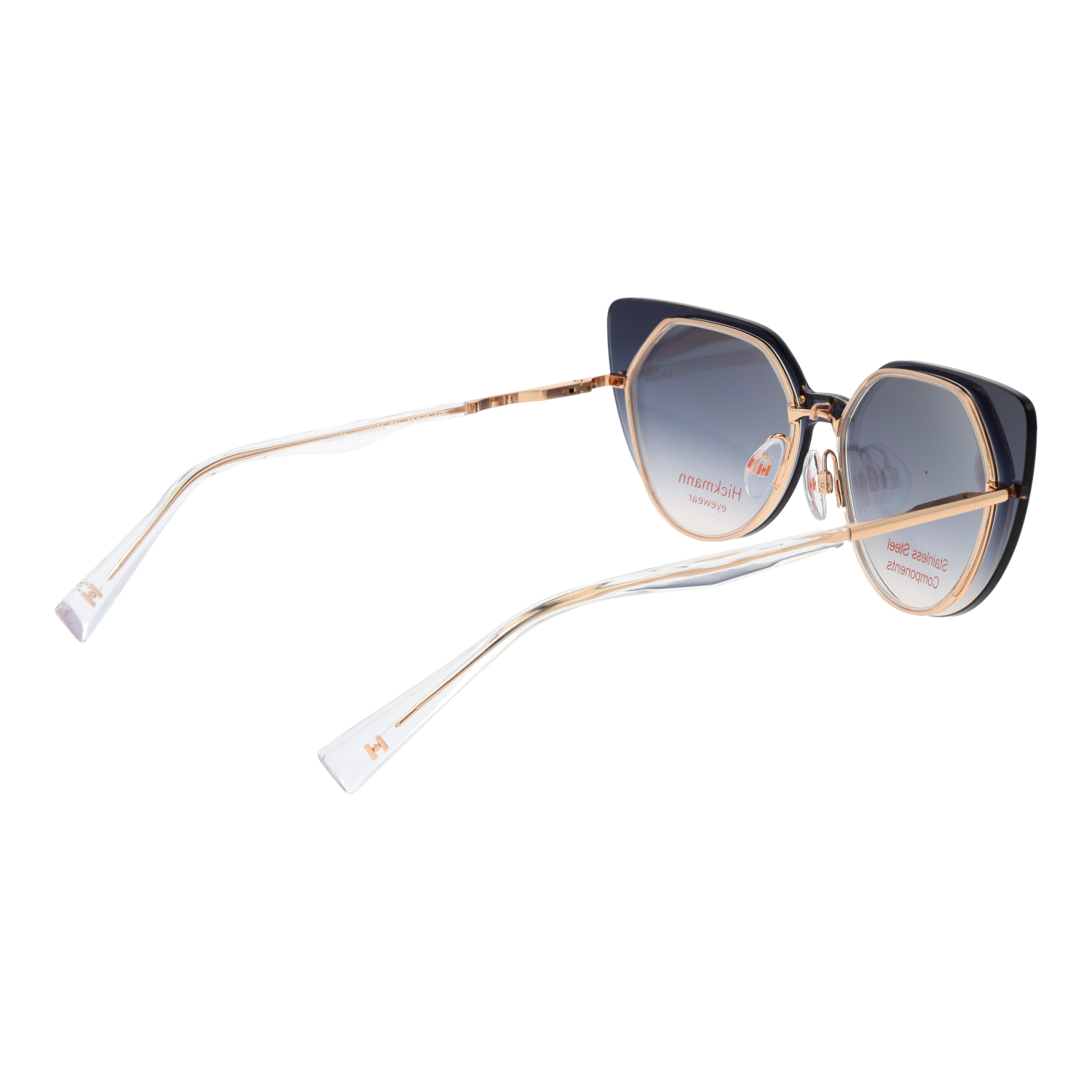 Ana Hickmann HI1260G 53T01 & HI1260G 53T01G rear view showing hinges