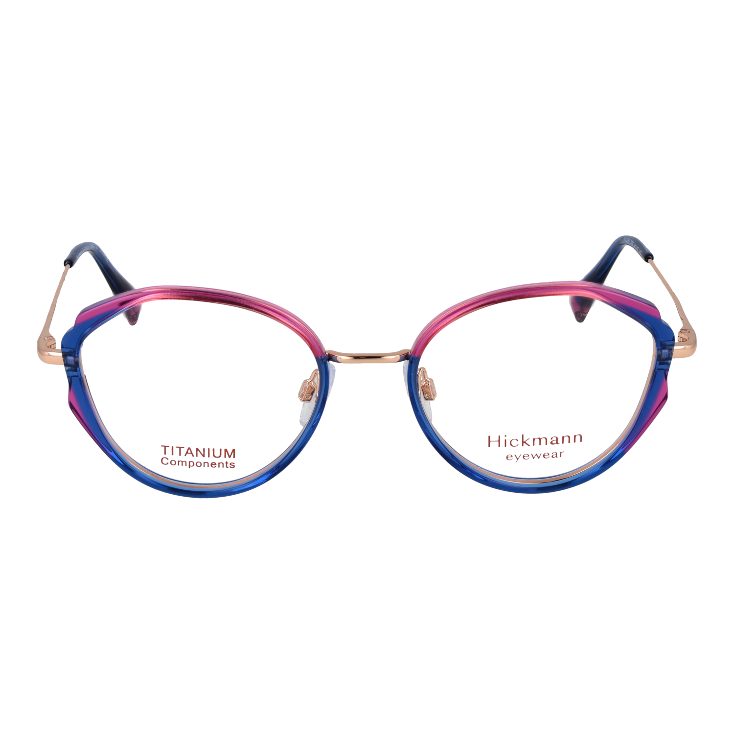Ana Hickmann HI1276T 51P04 front view – Titanium frame