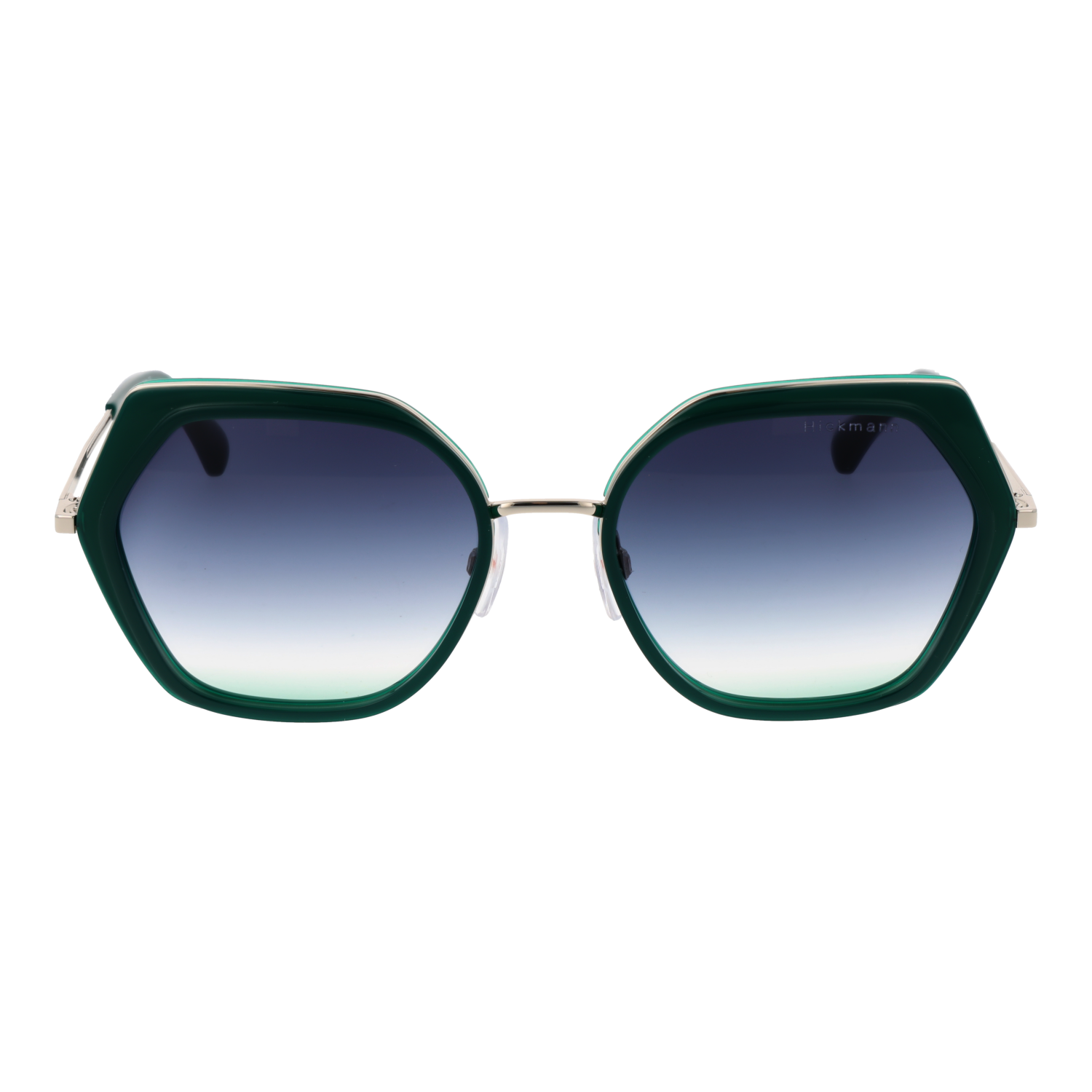 Ana Hickmann HI3200 56T01 front view with Blue lenses