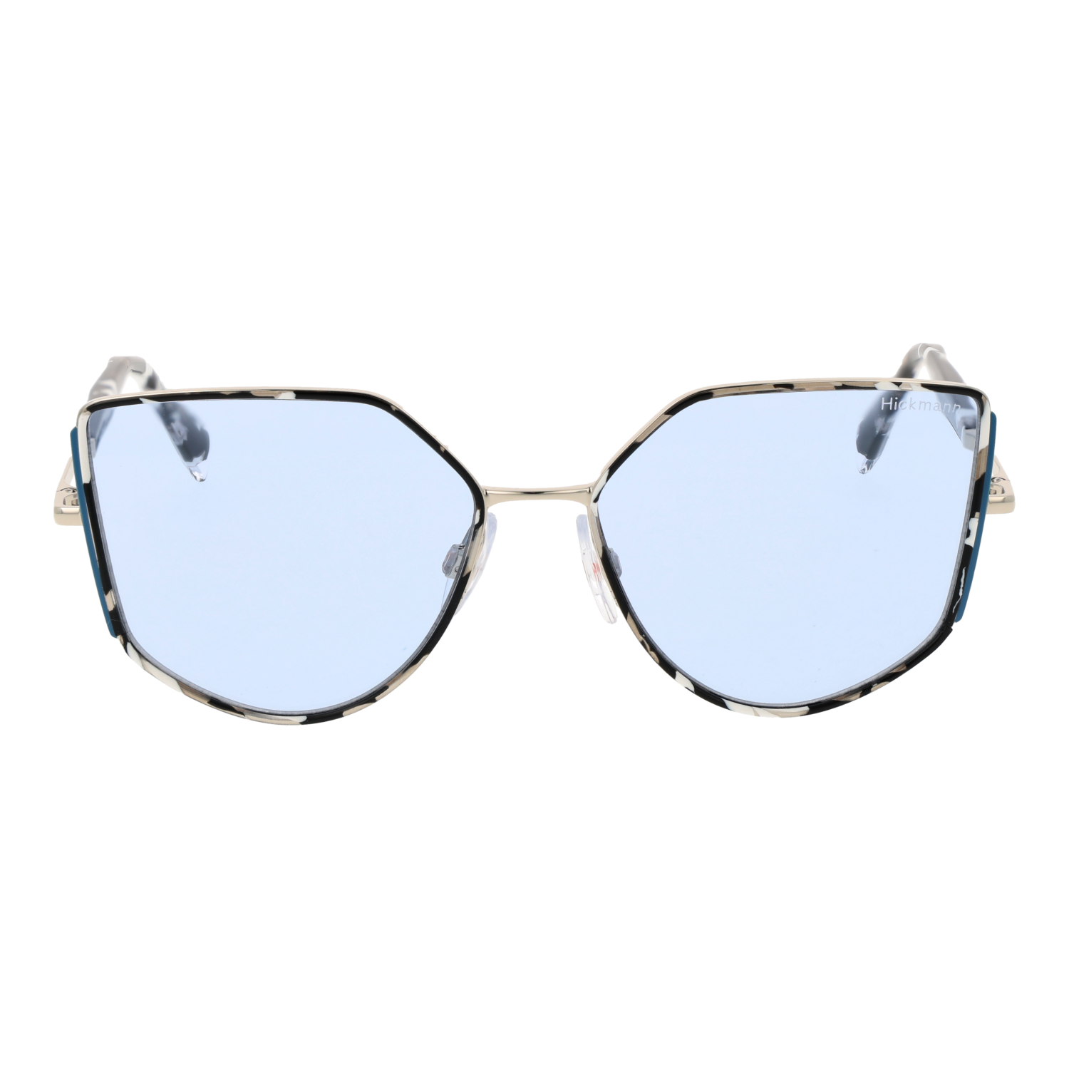 Ana Hickmann HI3207 54G21A front view with Blue lenses
