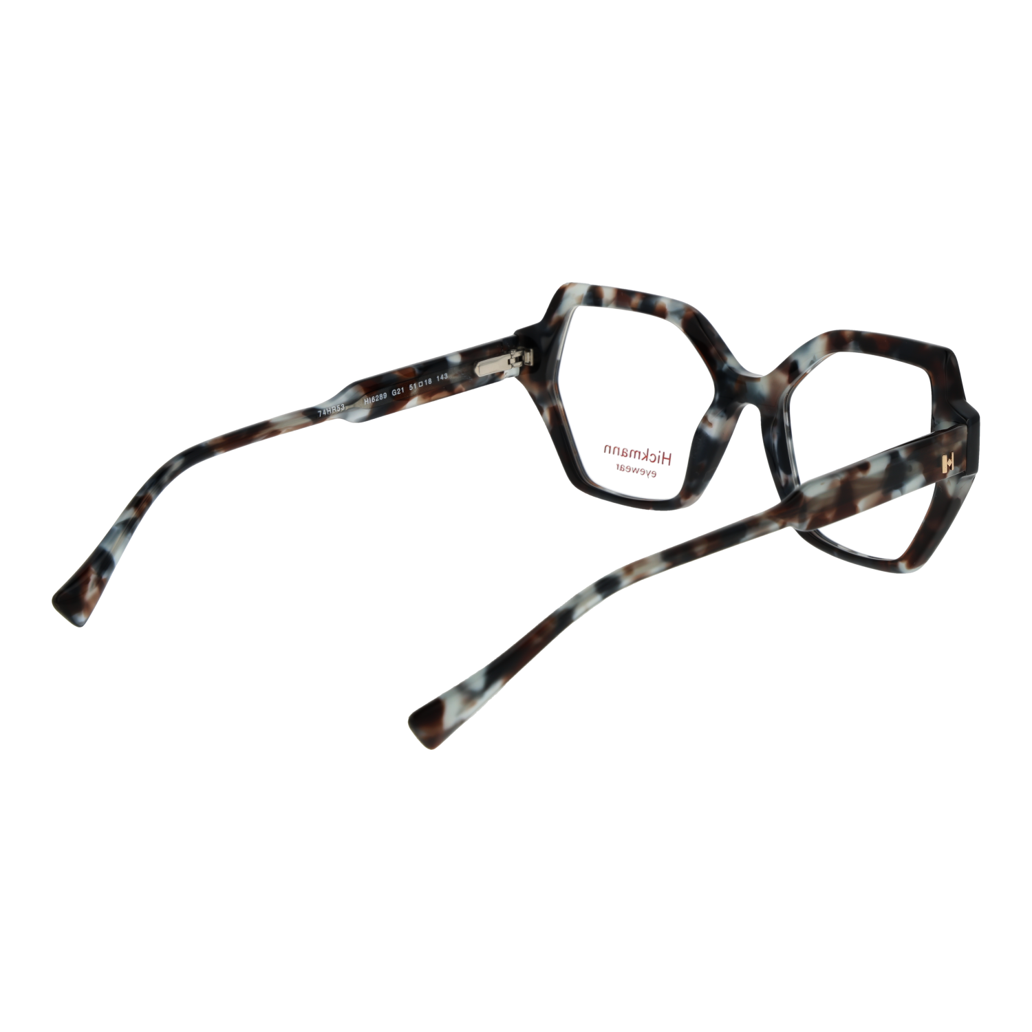 Ana Hickmann HI6289 52G21 rear view showing hinges