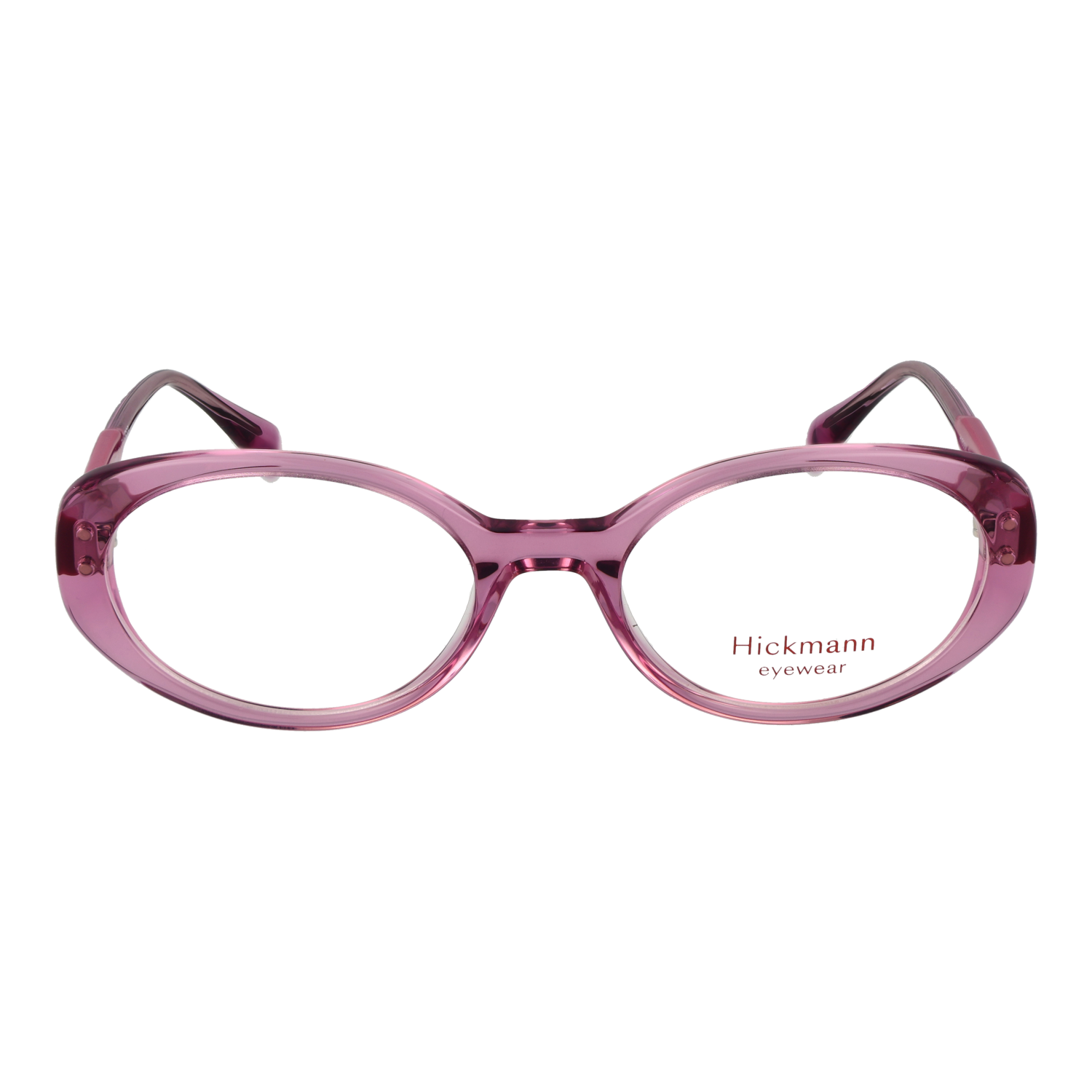 Ana Hickmann HI6358 53T01 front view – Acetate frame