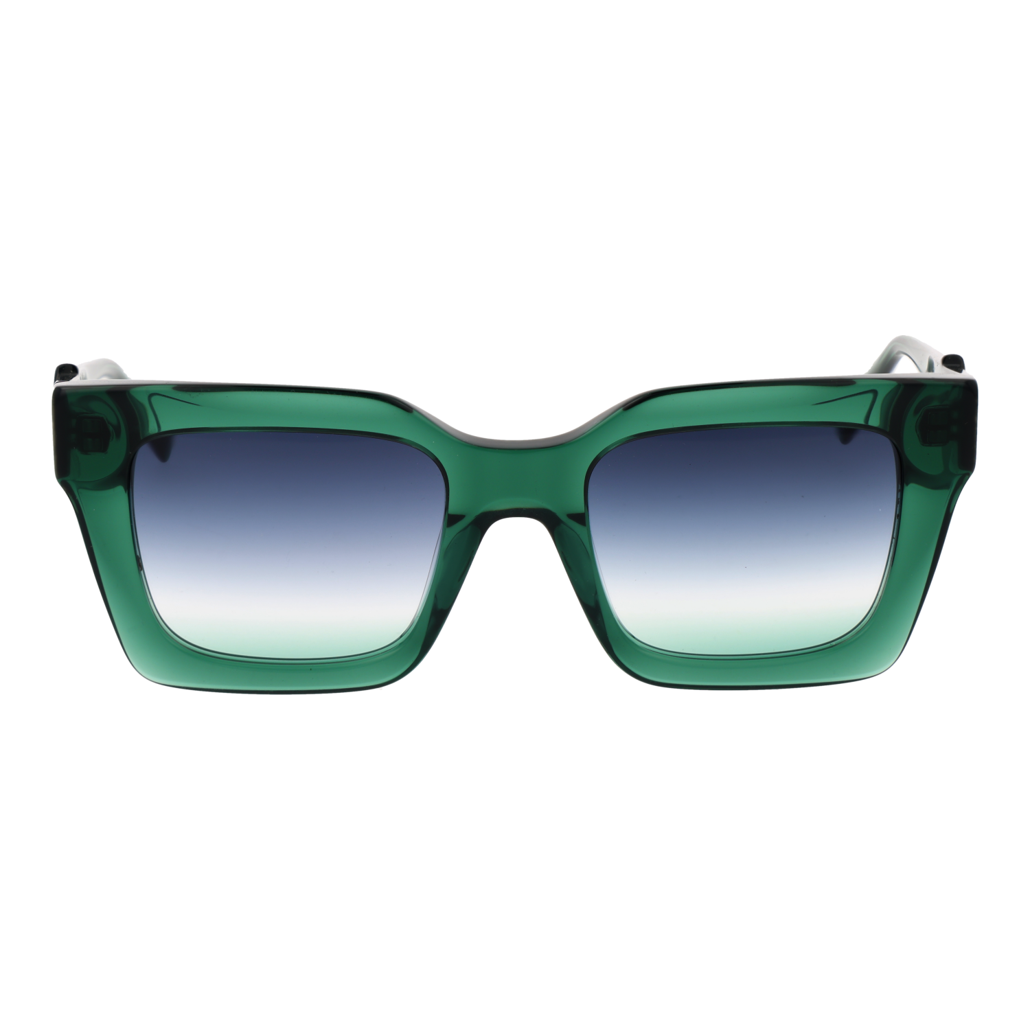 Ana Hickmann HI9213 51T01 front view with Blue lenses