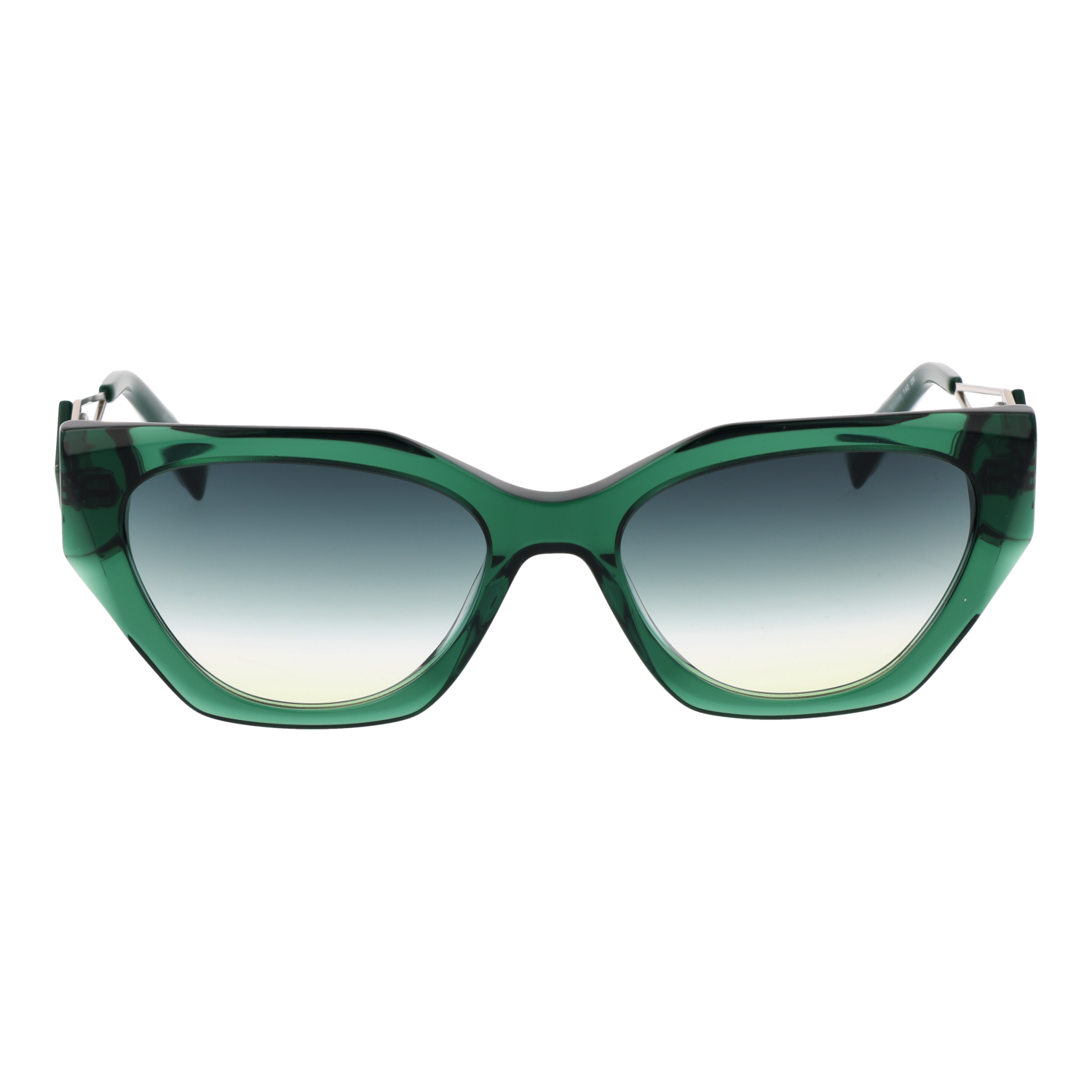 Ana Hickmann HI9218 54T01 front view with Blue lenses