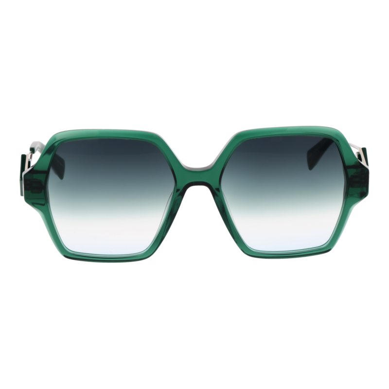 Ana Hickmann HI9219 53T01 front view with Blue lenses