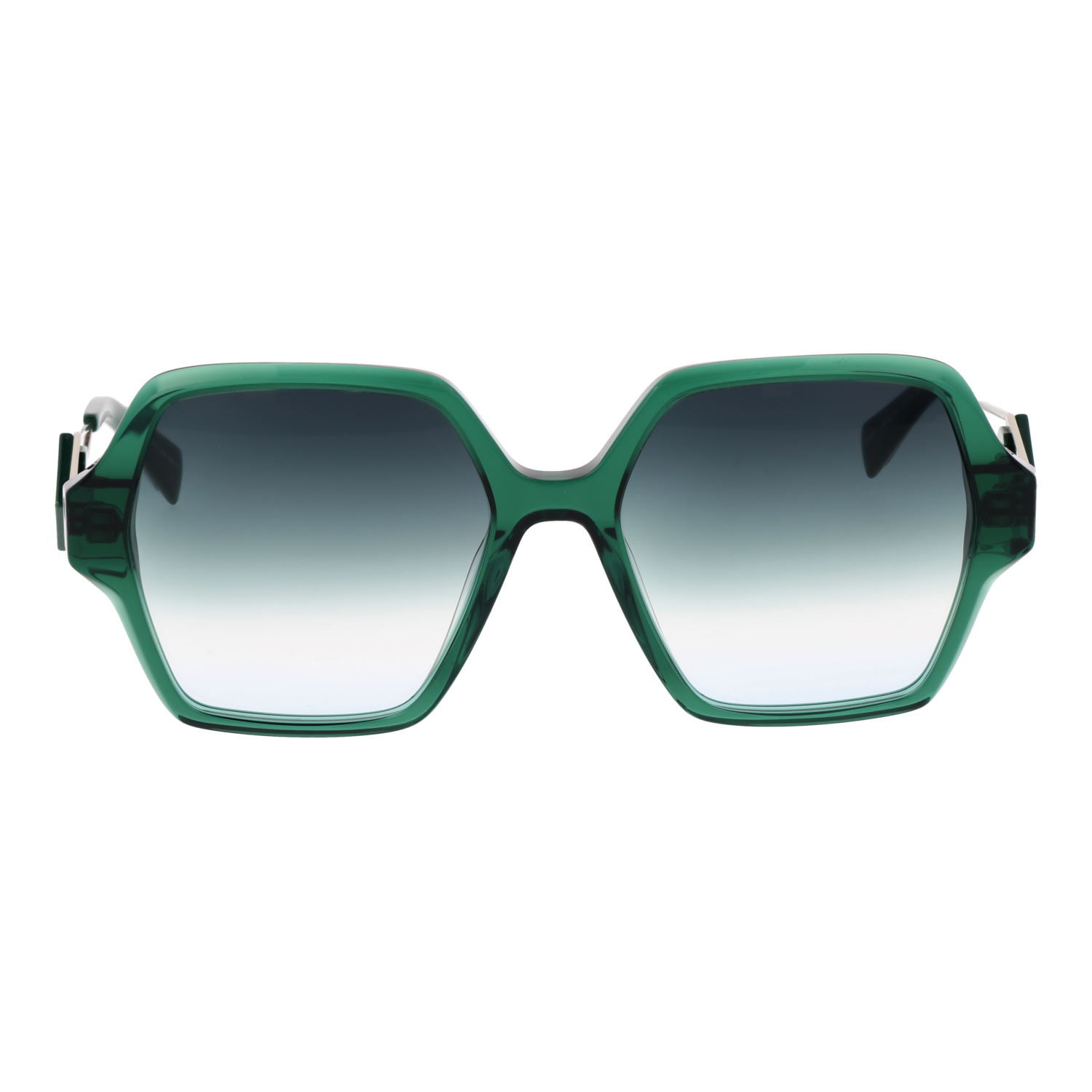 Ana Hickmann HI9219 53T01 front view with Blue lenses