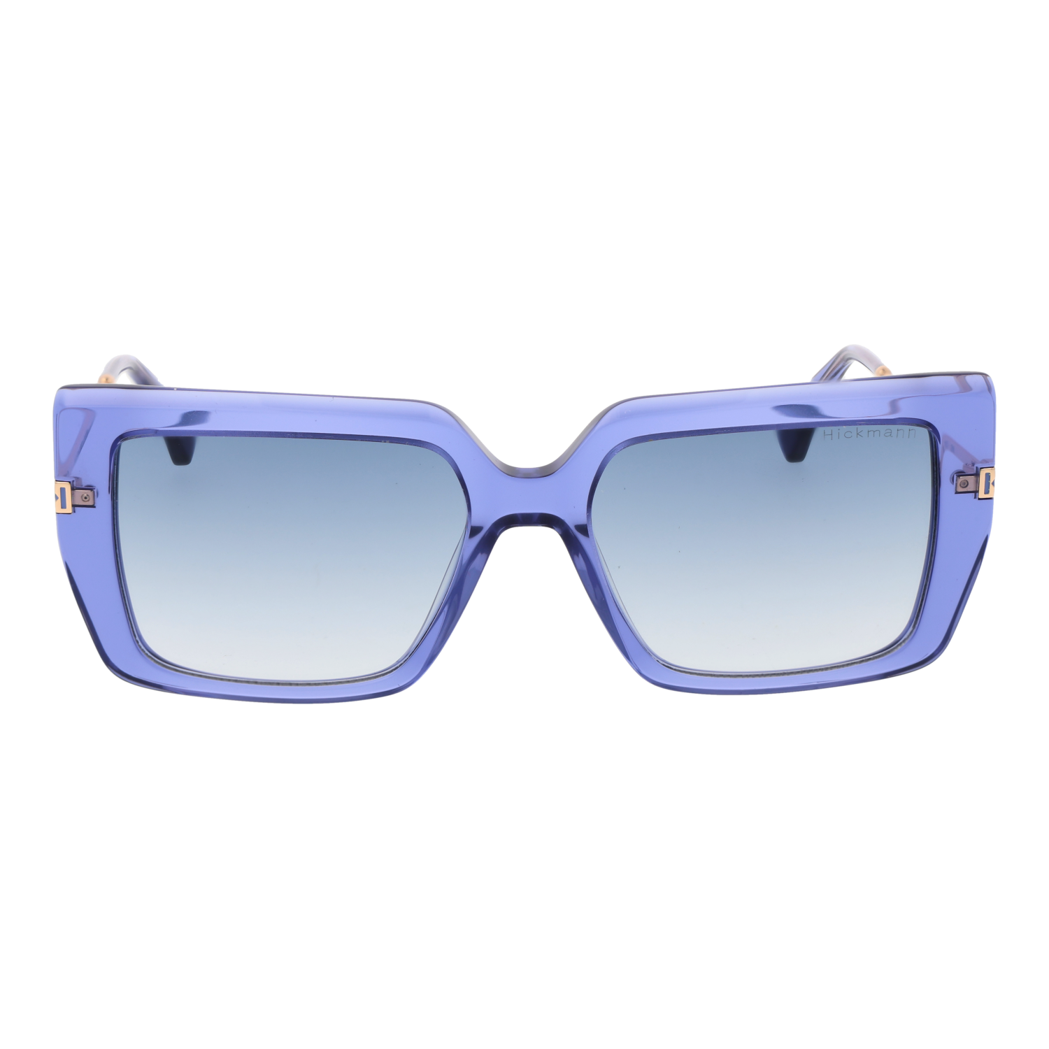 Ana Hickmann HI9245 54T02 front view with Blue lenses