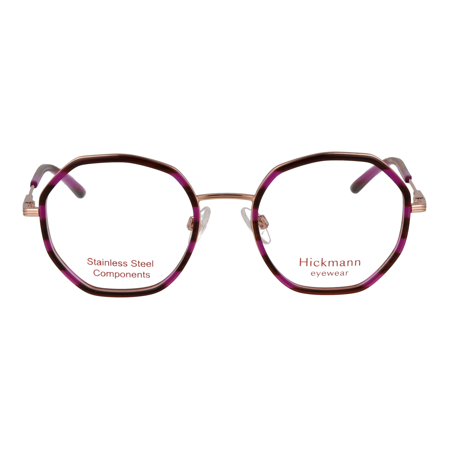 Ana Hickmann HIY1007 49E03 front view – Metal frame