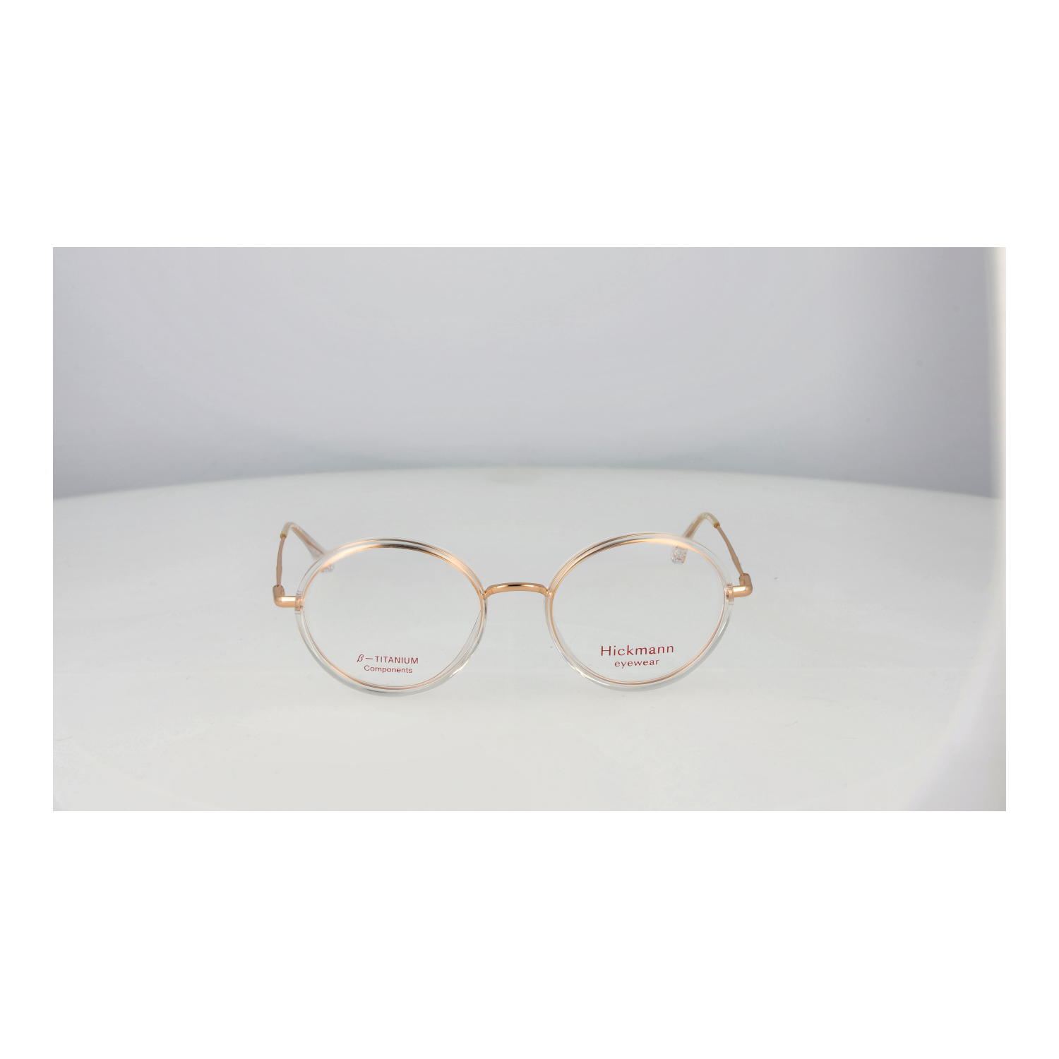 Ana Hickmann HIY1039T 49T01 front view – Titanium frame