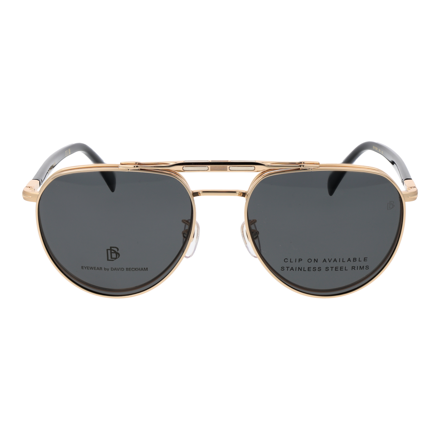 David Beckham DB 1238/C 54RHL19 front view – Metal frame
