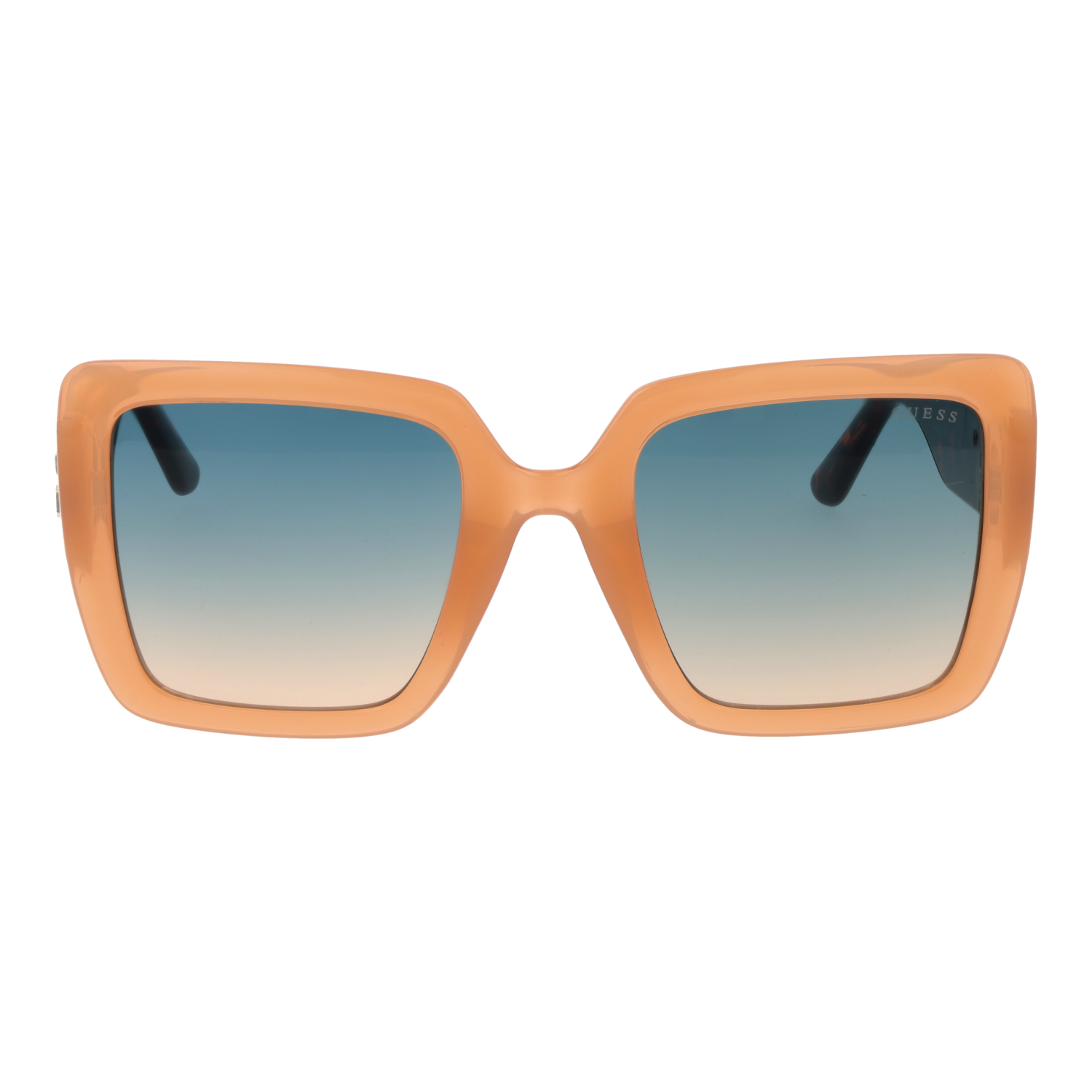 Guess GU00103 5257P front view with Turquoise lenses