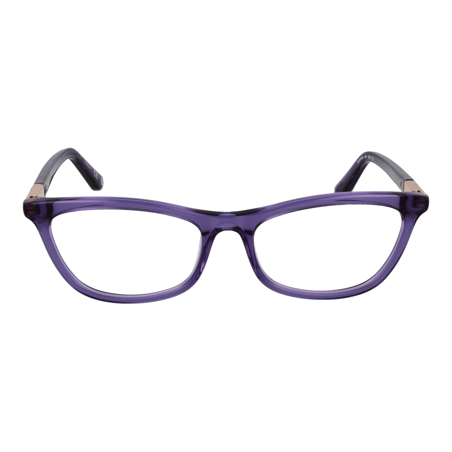 Guess GU50198 52081 front view – Acetate frame