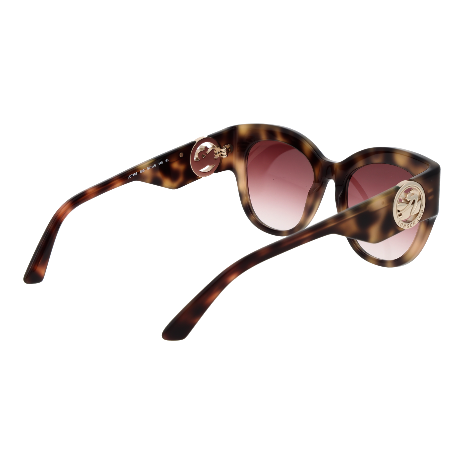 Longchamp LO740S 52690 rear view – Acetate frame