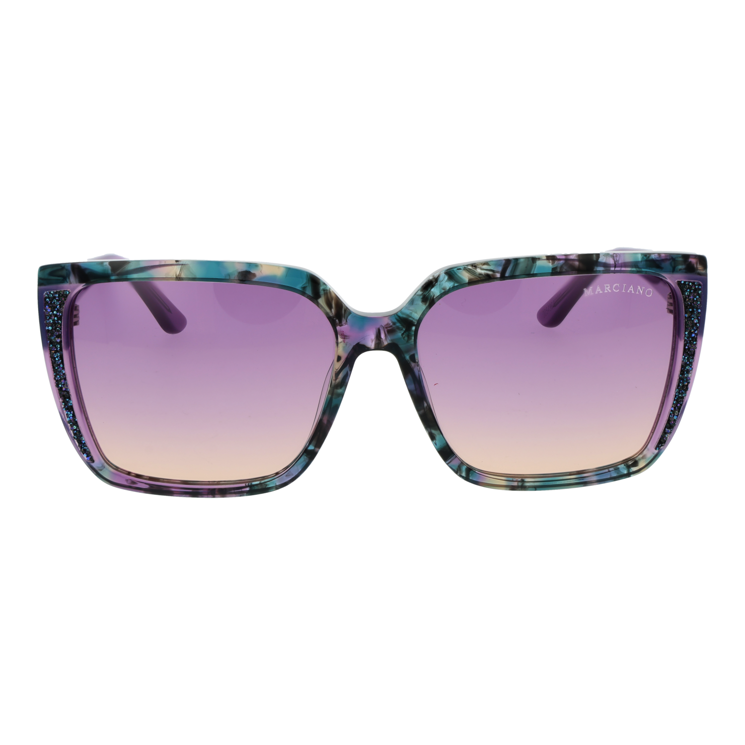 Marciano by Guess GM00012 5883Z front view with Purple lenses