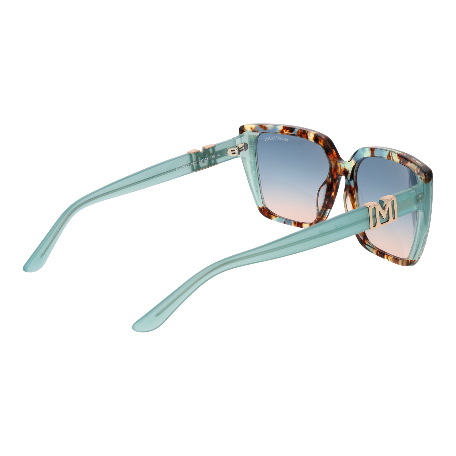 Marciano by Guess GM00012 5889W rear view – Acetate frame