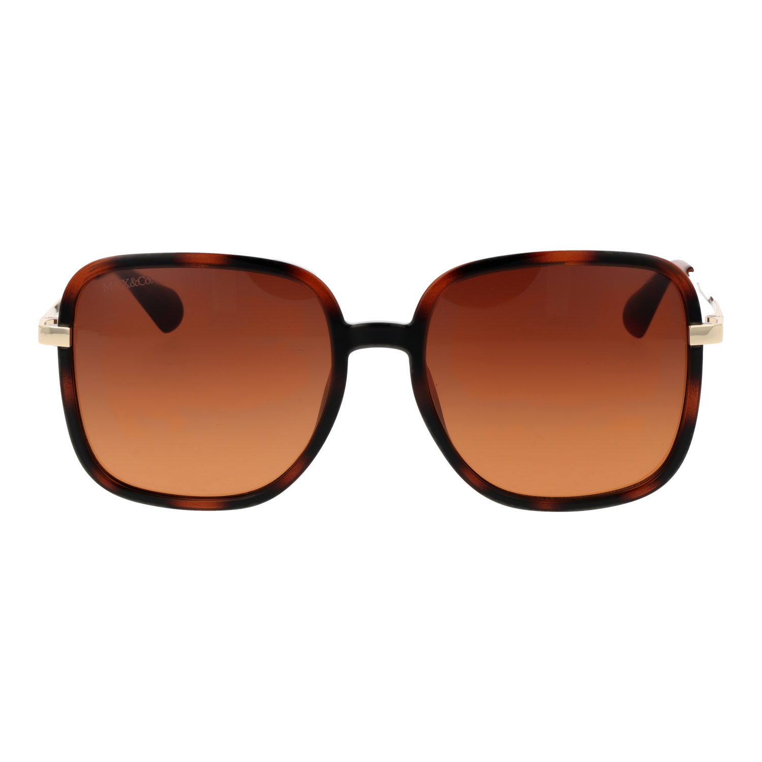Max & Co MO0083 5652F front view with Brown lenses