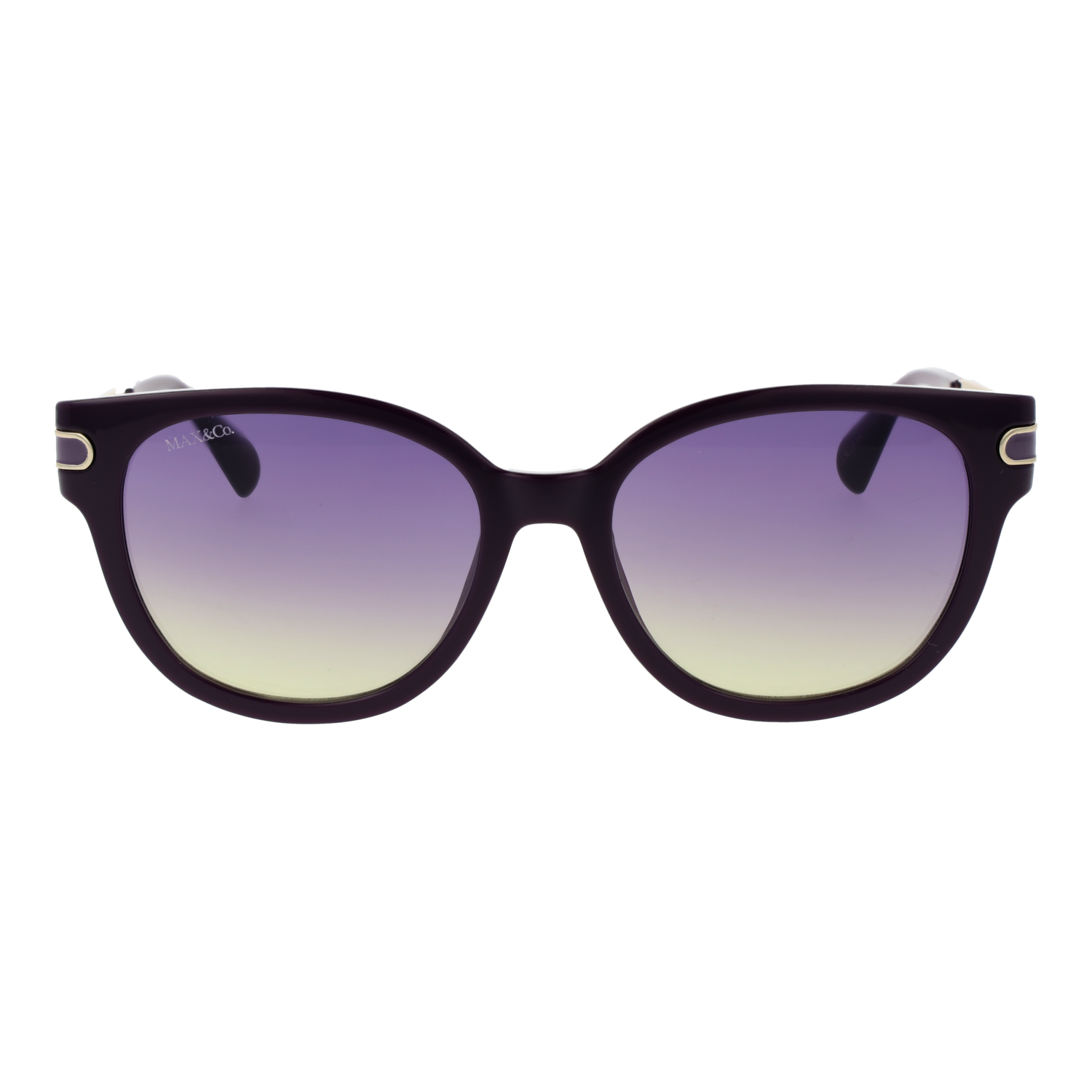 Max & Co MO0121 5581Z front view with Purple lenses