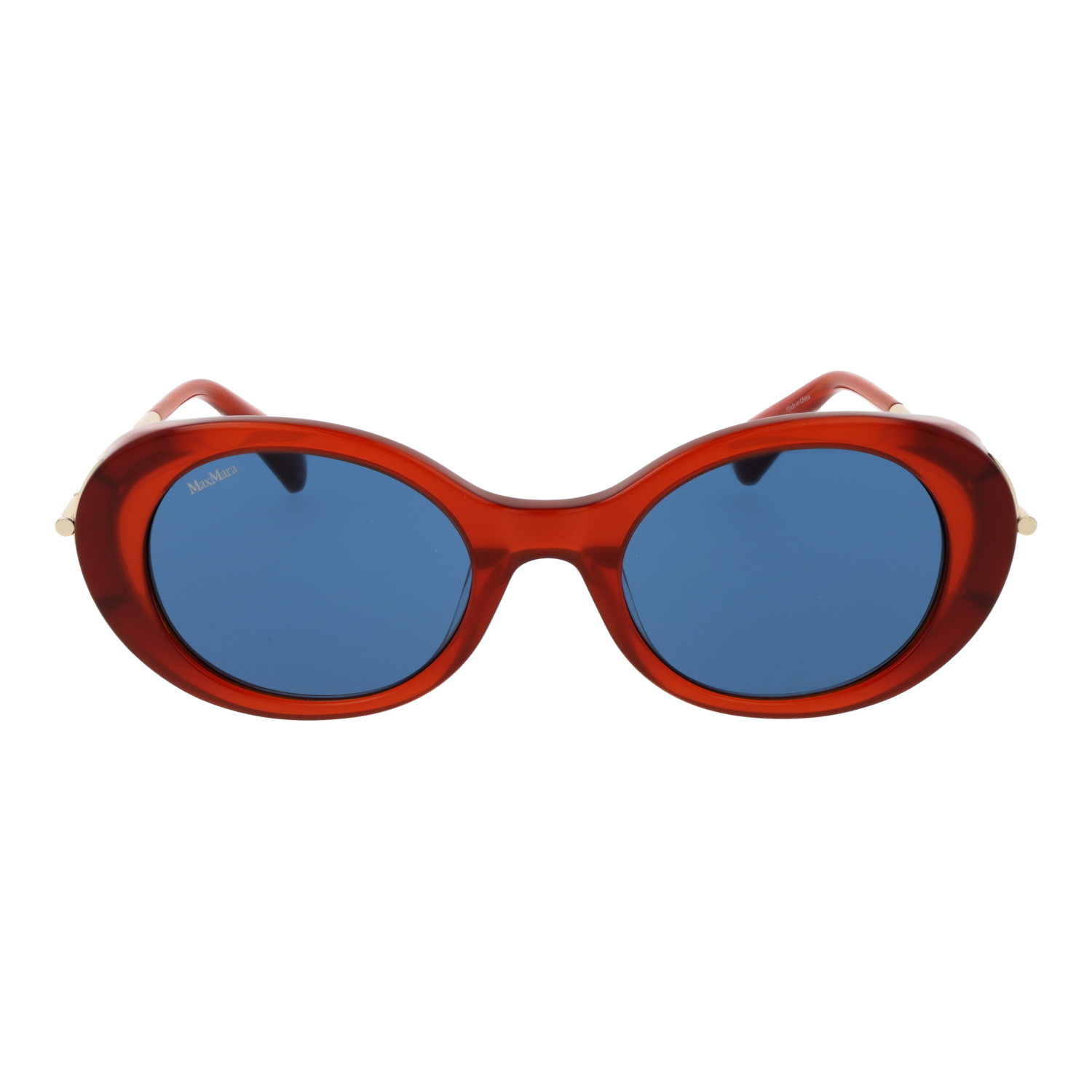 Max Mara MM0080 5168V front view with Blue lenses