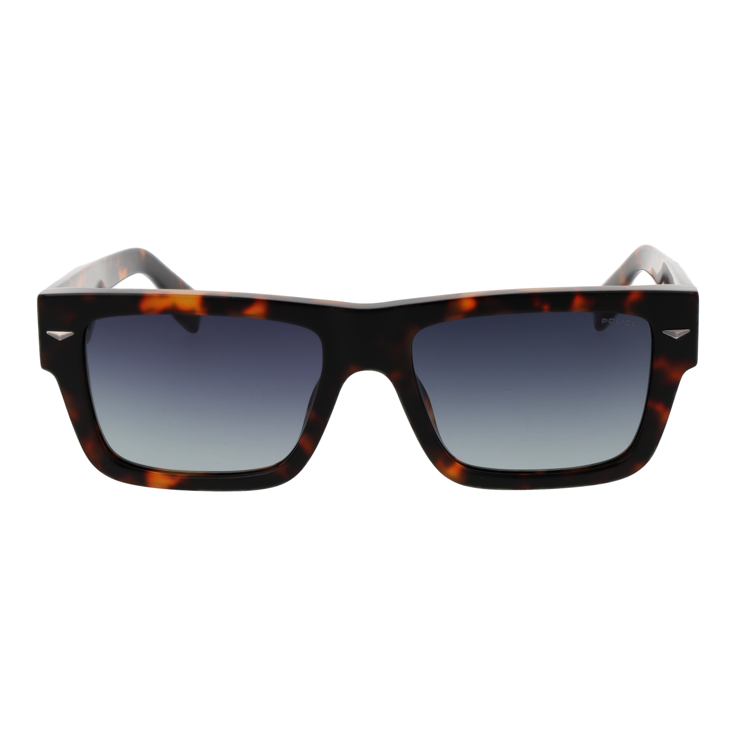 Police SPLQ87 540C10 front view with Blue lenses