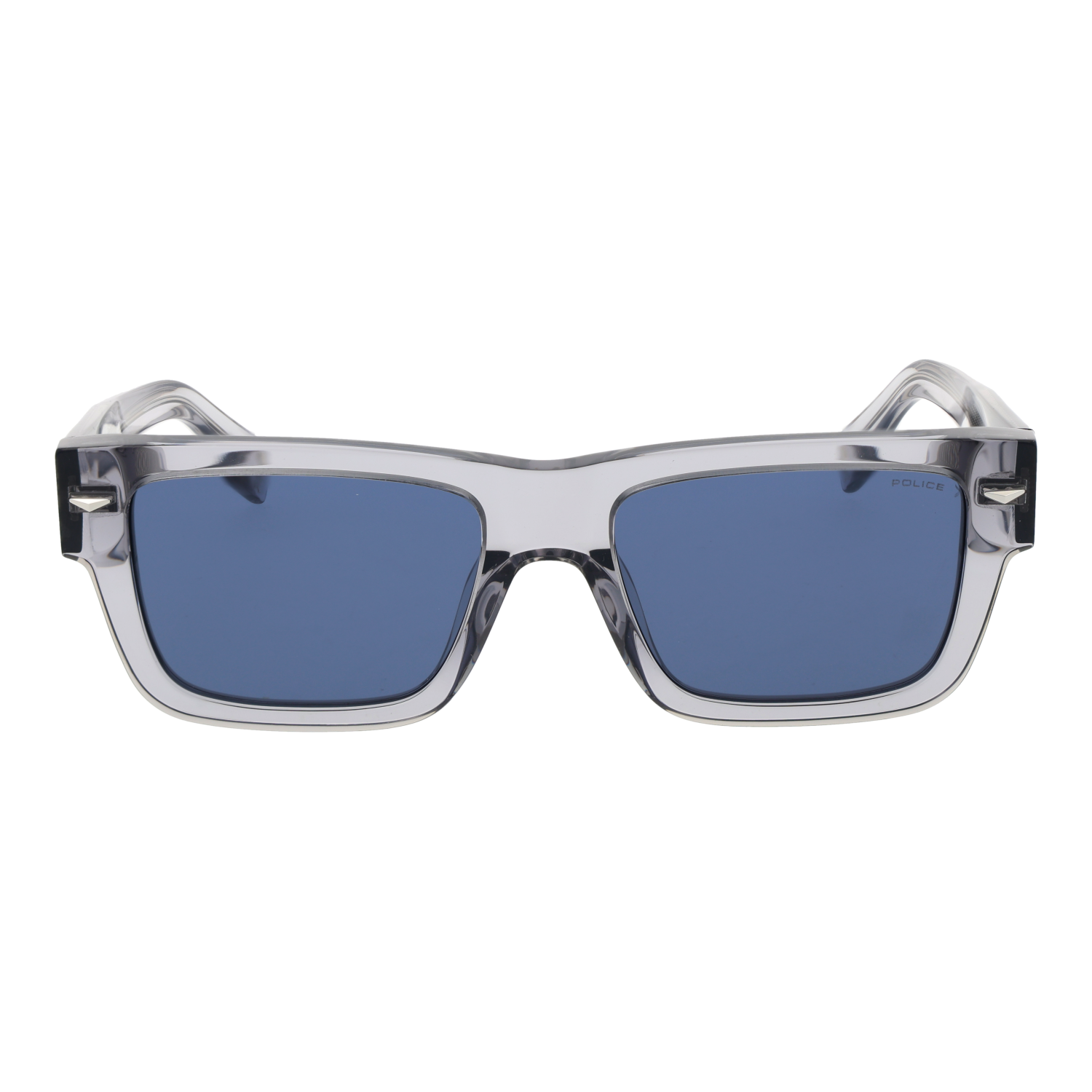 Police SPLQ87E 5404G0 front view with Blue lenses