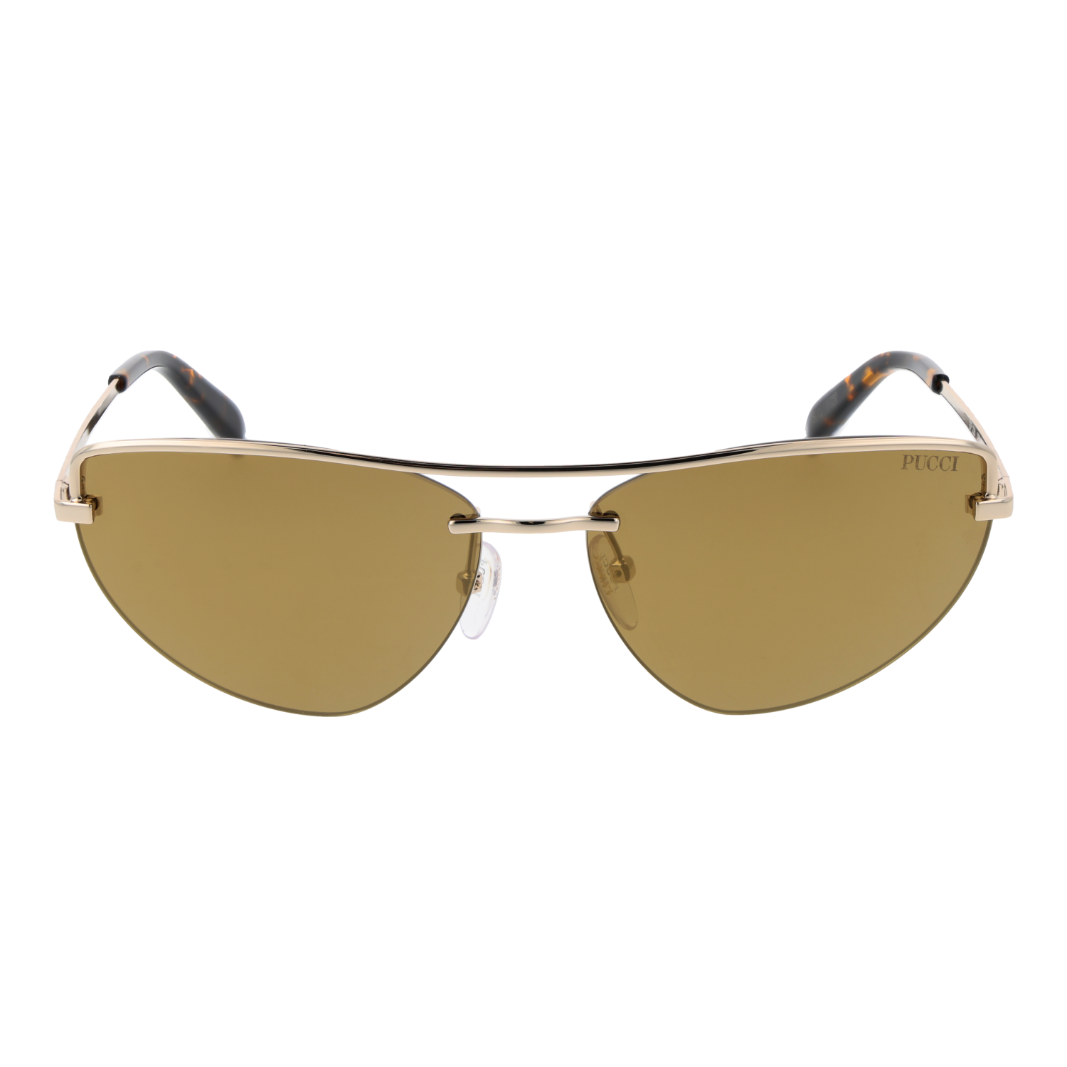 Pucci EP0226 5932G front view with Gold lenses