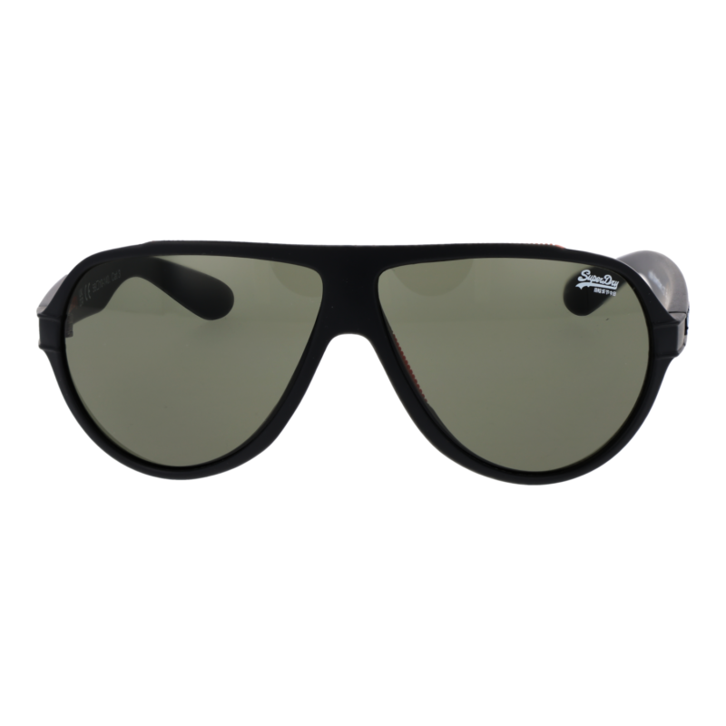 Superdry SDS Downtown 58127 front view with Green lenses