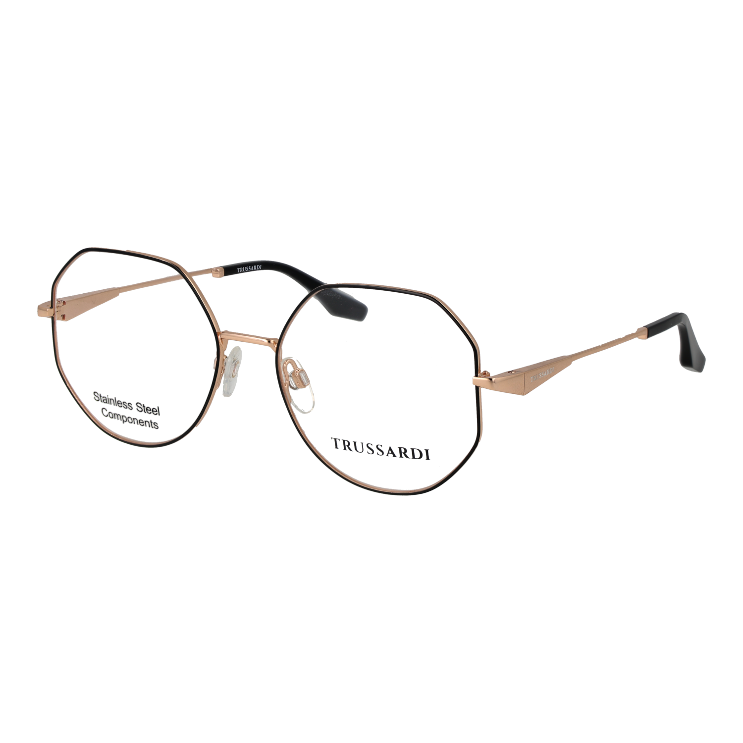 Trussardi TSW1042 5309A optical frames side view