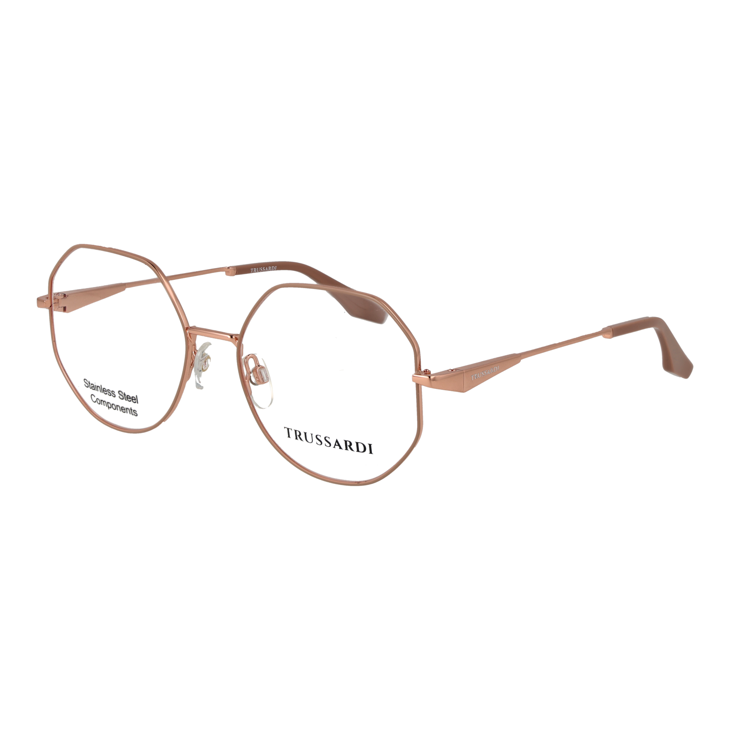 Trussardi TSW1042 5301A optical frames side view