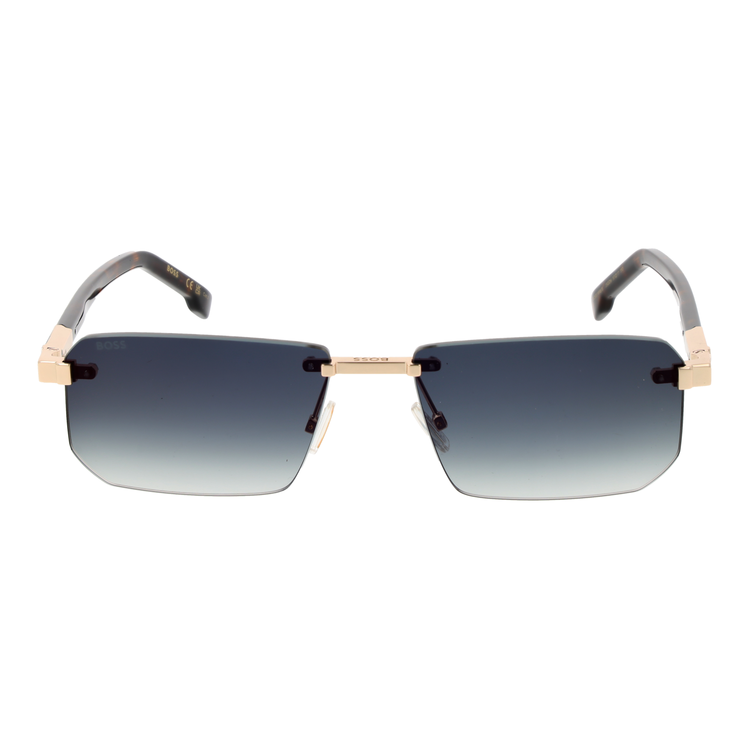 Boss BOSS 1918/S 57J5GD6 front view with Green lenses