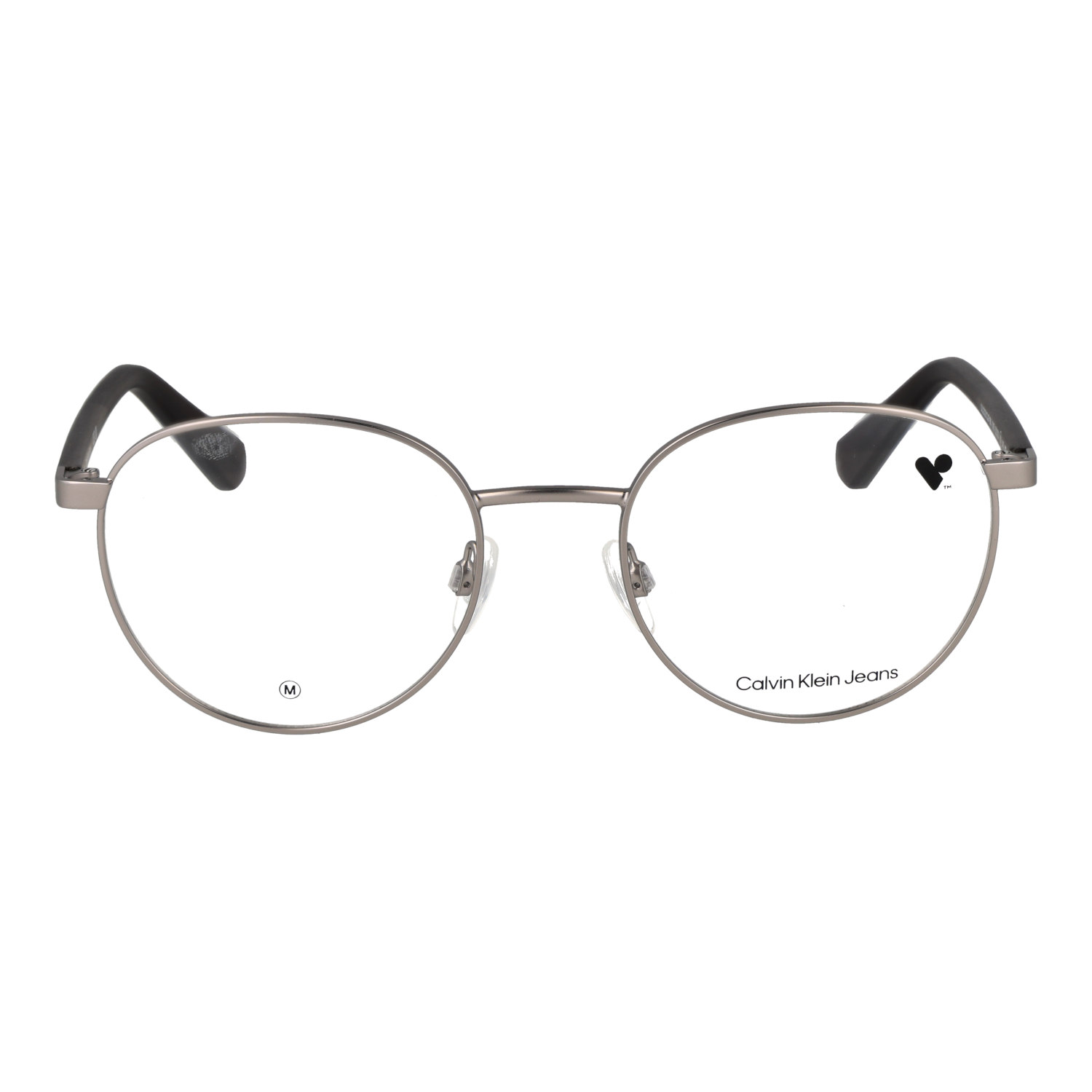 Calvin Klein Jeans CKJ23221 CLIP-ON 52016 front view – Metal frame