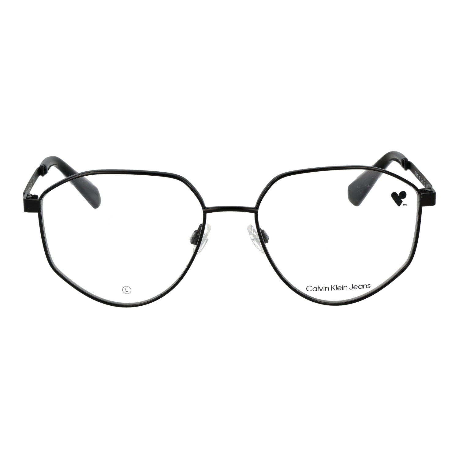 Calvin Klein Jeans CKJ25204 55001 front view – Metal frame