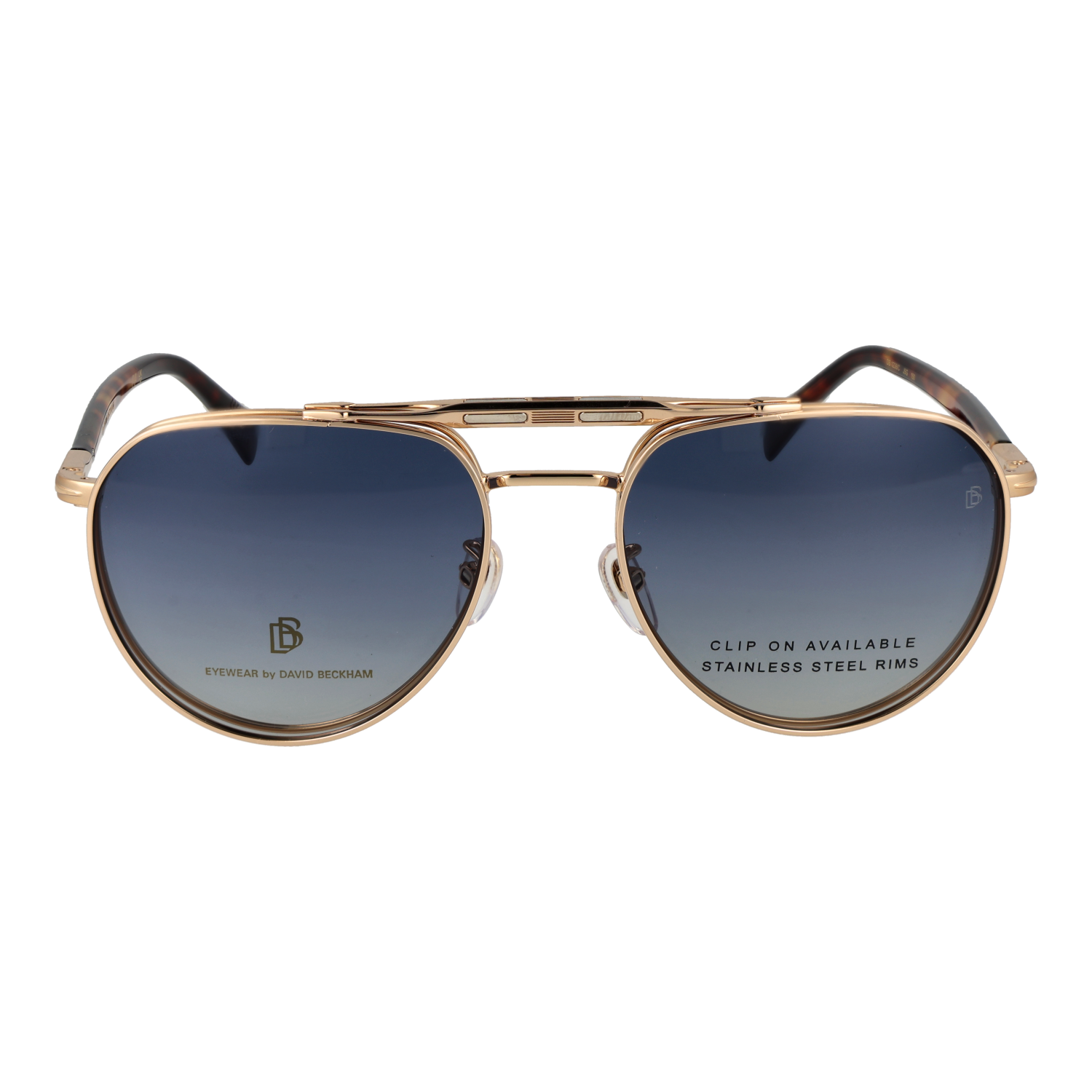 David Beckham DB 1238/C 55J5G19 front view – Metal frame