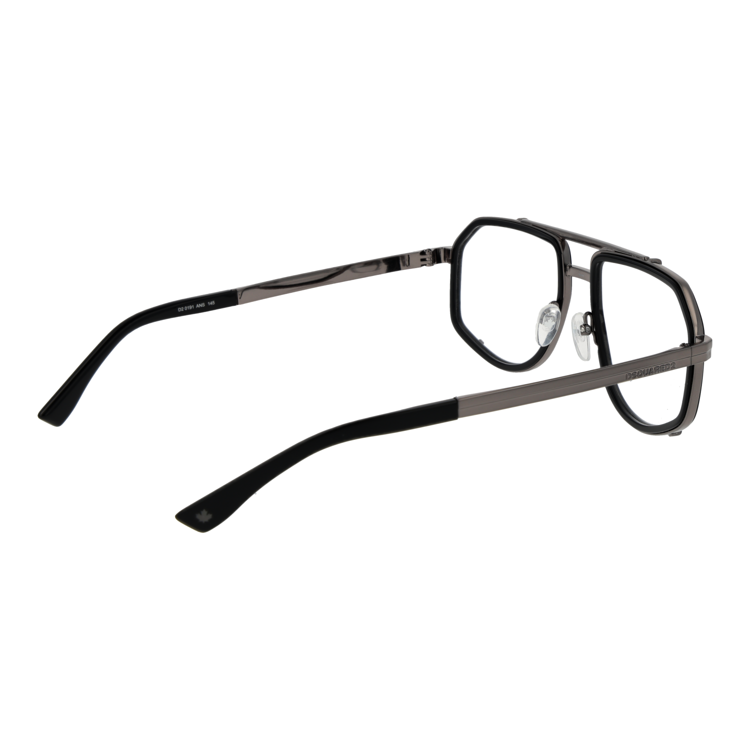 Dsquared2 D2 0191 56ANS18 rear view showing hinges