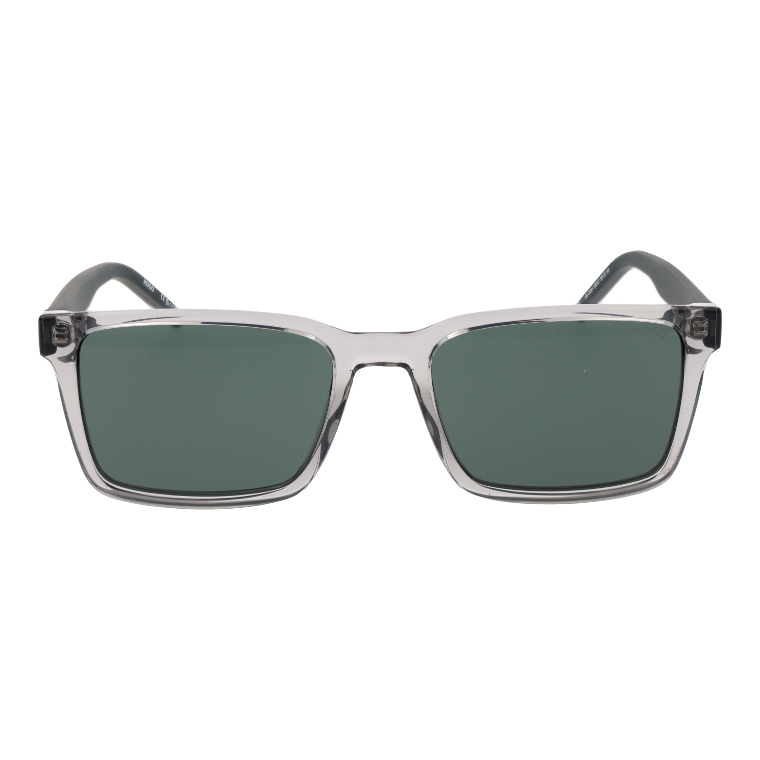 Hugo HG 1392/S 55KB7QT front view with Green lenses