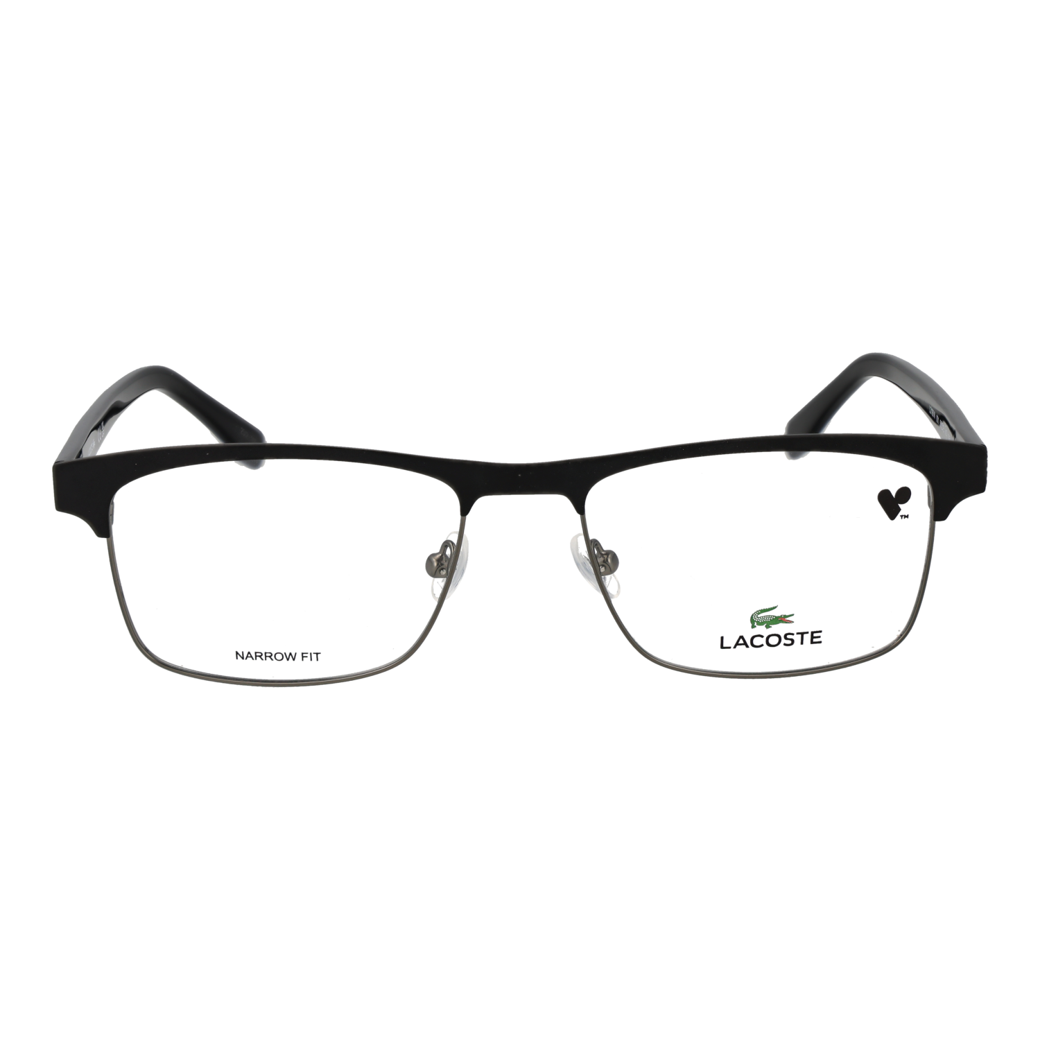 Lacoste L2198N 55001 front view – Metal frame