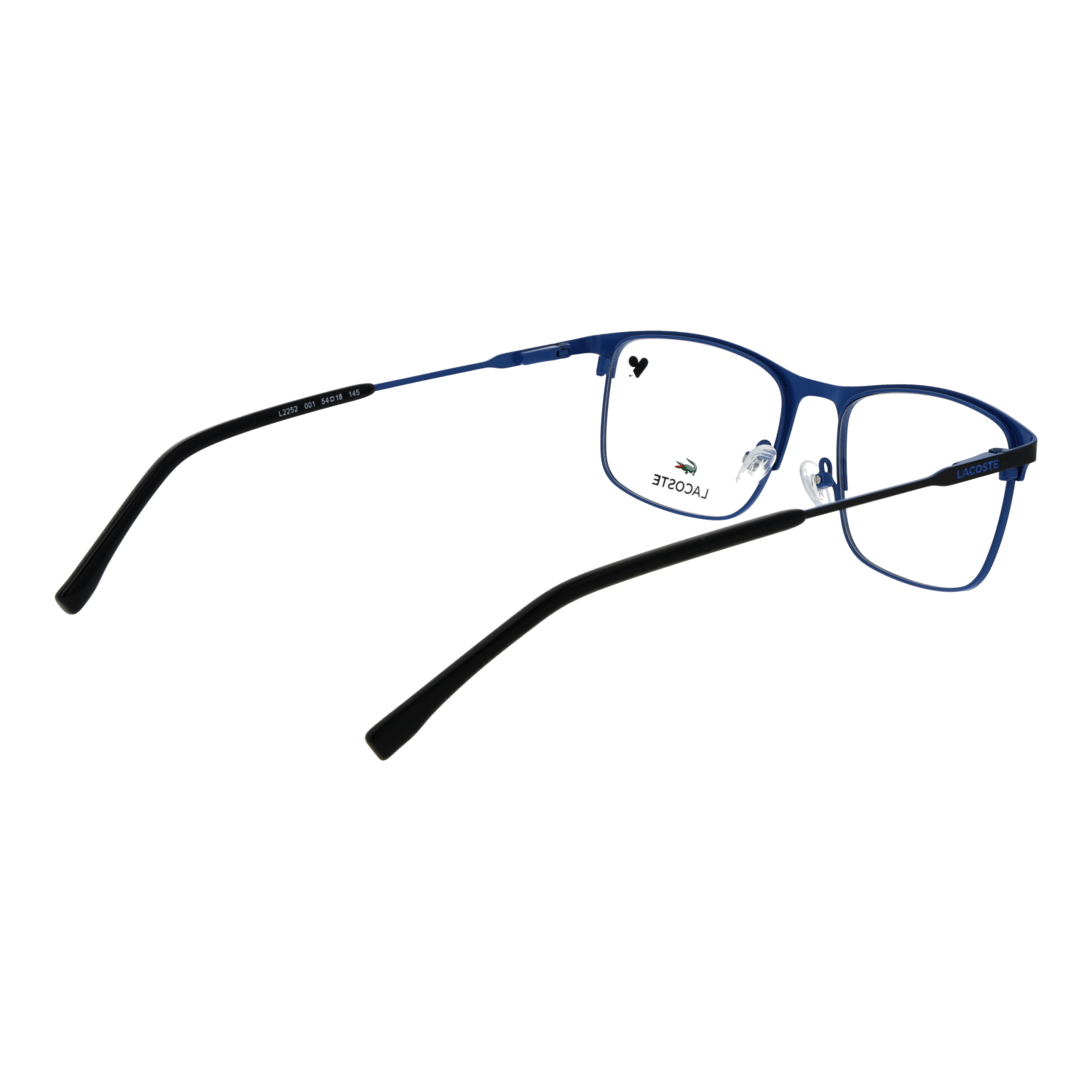 Lacoste L2252 54001 rear view showing hinges