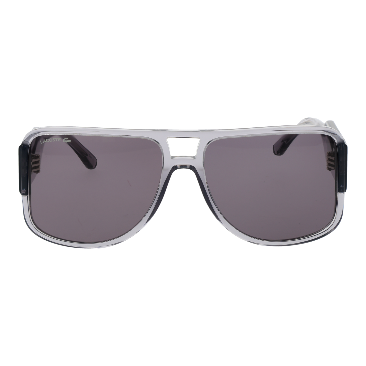 Lacoste L6056S 59035 front view with Grey lenses