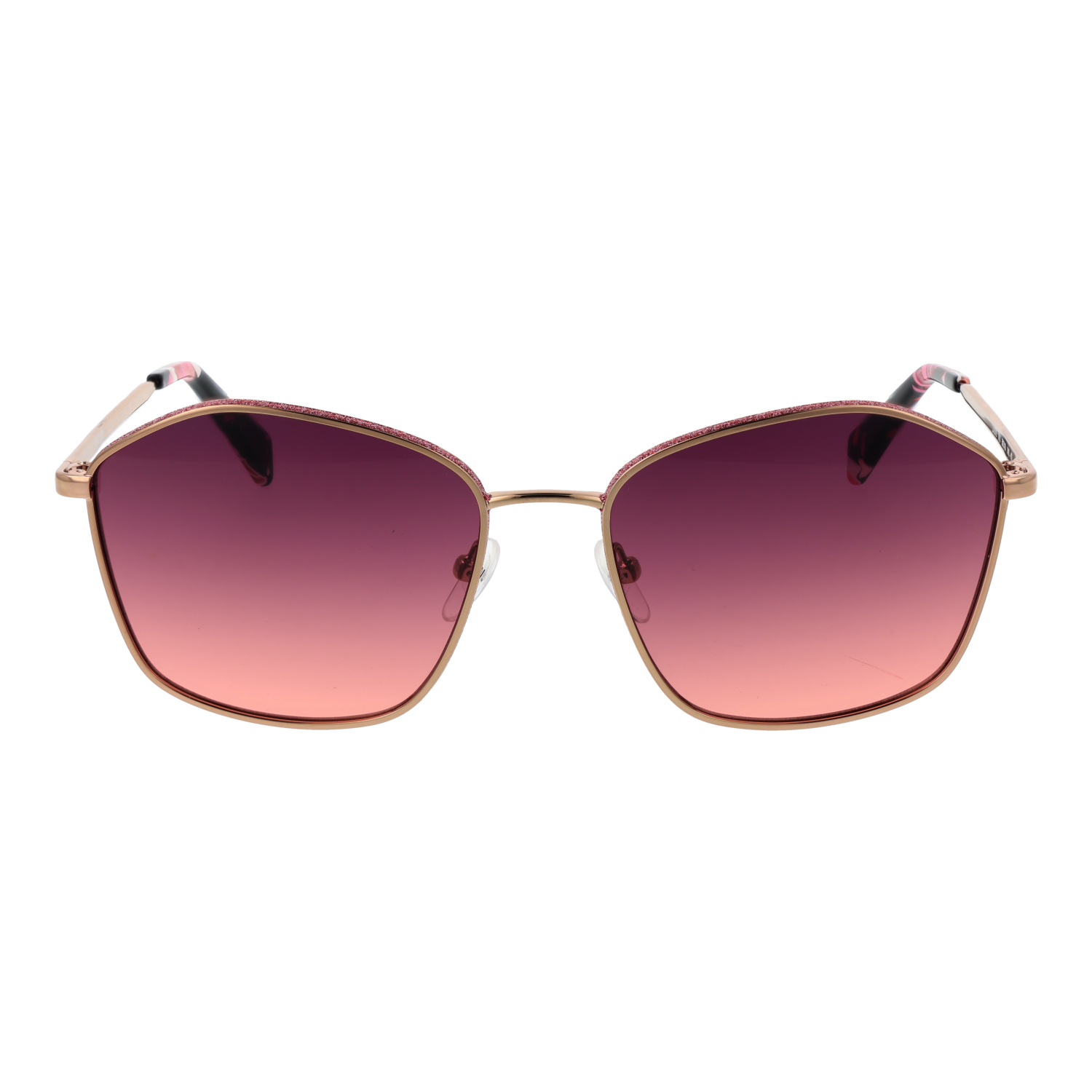 Liu Jo LJ157S 59770 front view with Pink lenses