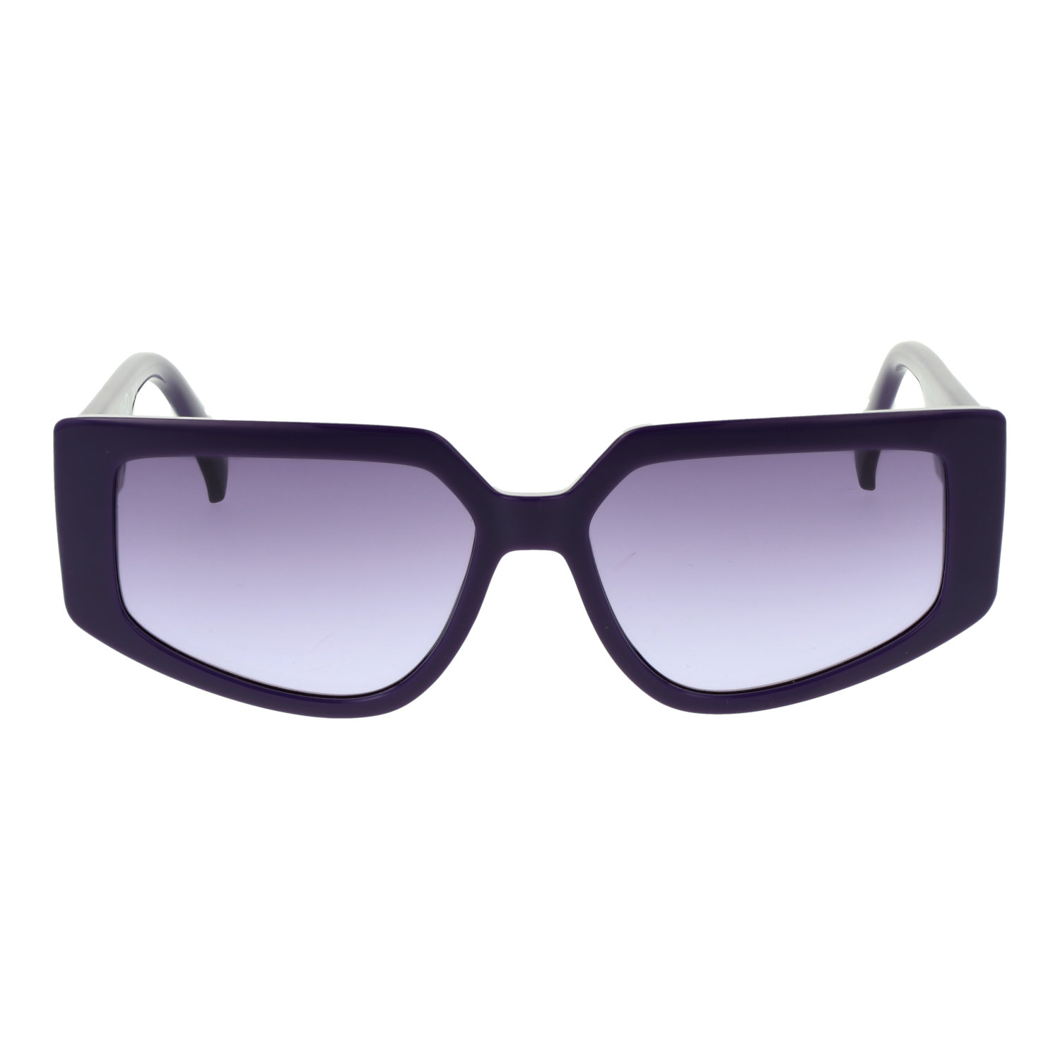 Liu Jo LJ801S 55510 front view with Purple lenses