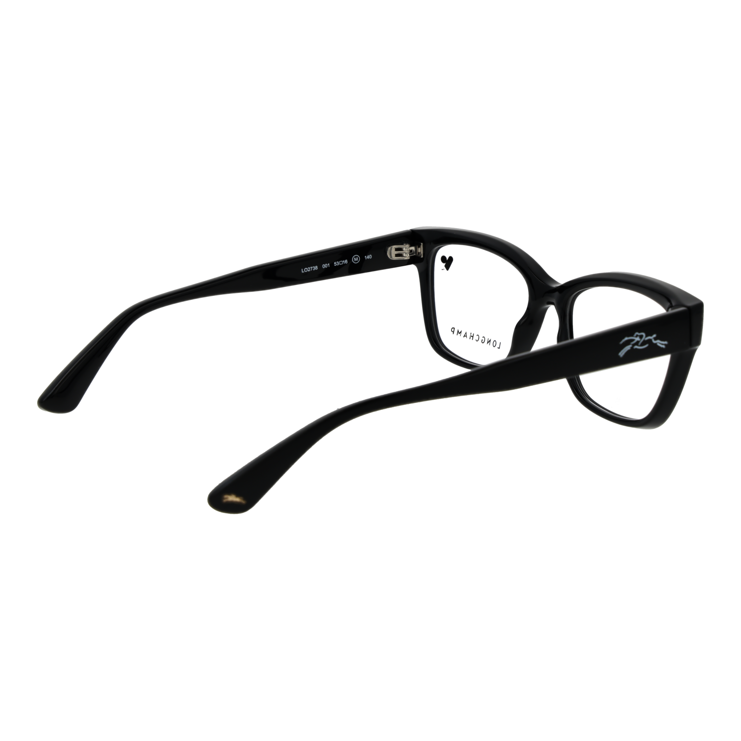 Longchamp LO2738 53001 rear view showing hinges