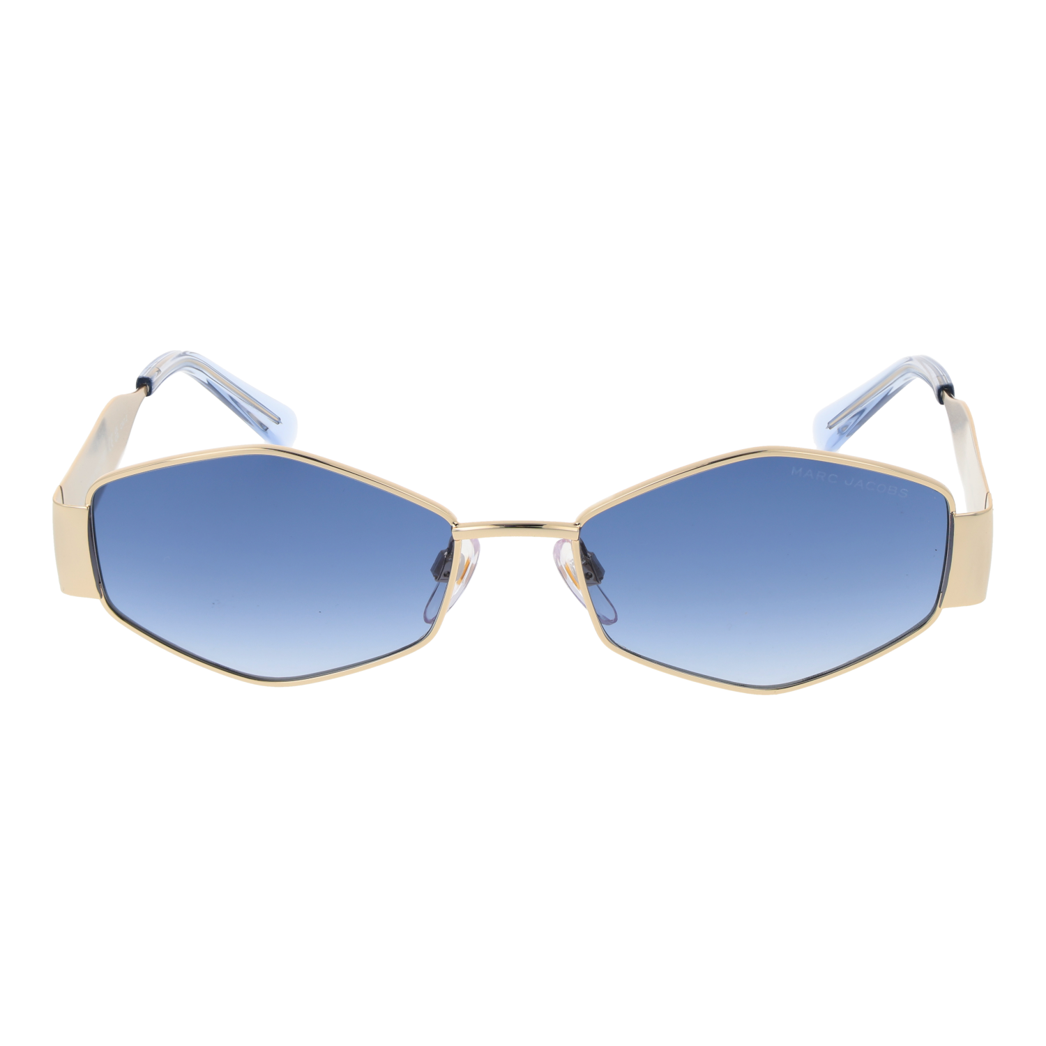 Marc Jacobs MARC 496/SHINY 55LKS08 front view with Blue lenses