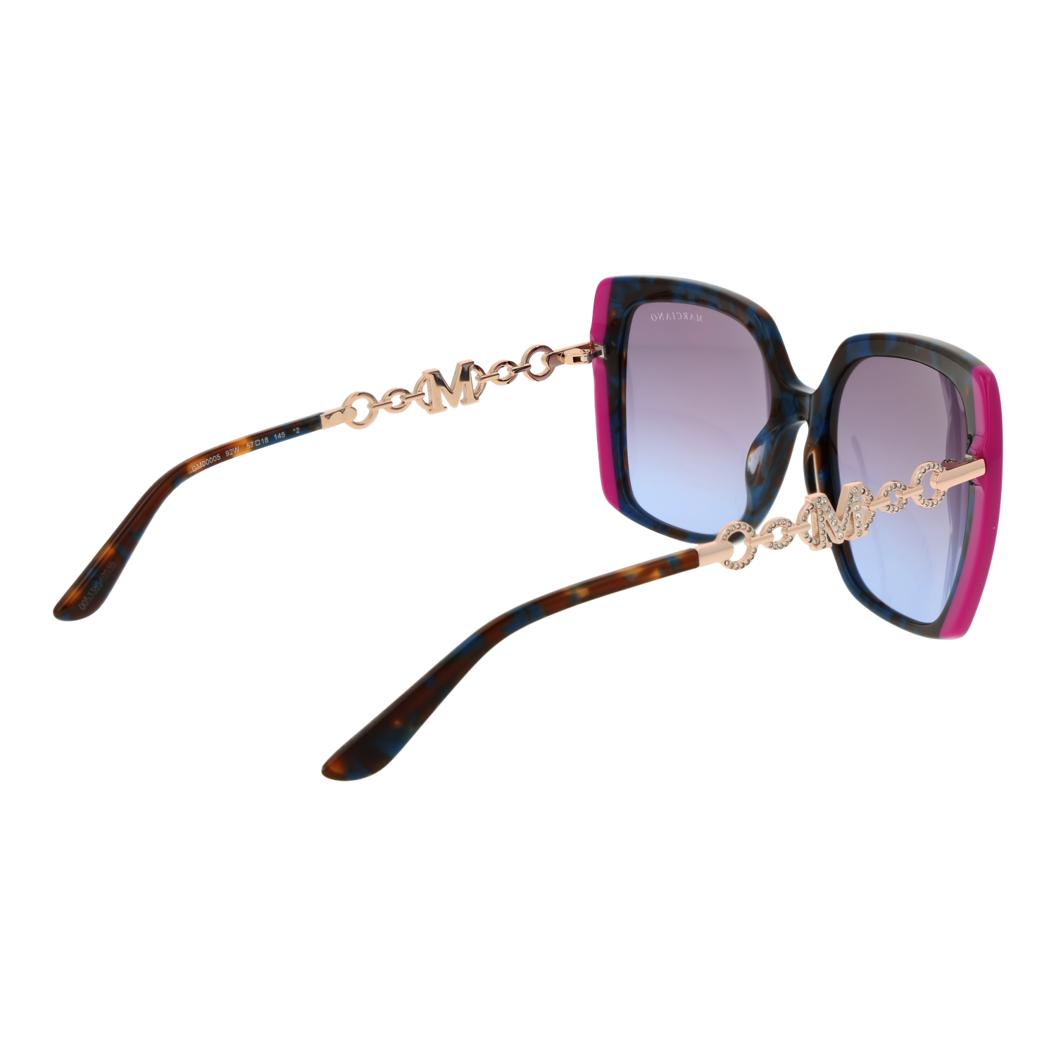 Marciano by Guess GM00005 5792W rear view – Acetate frame