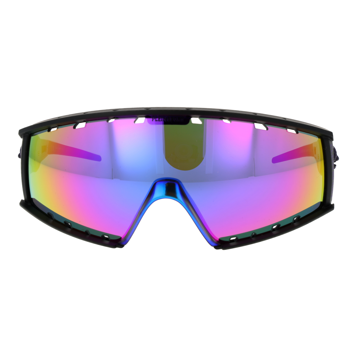 Phlipp Plein Sport SSP005 99U28R front view with Purple lenses